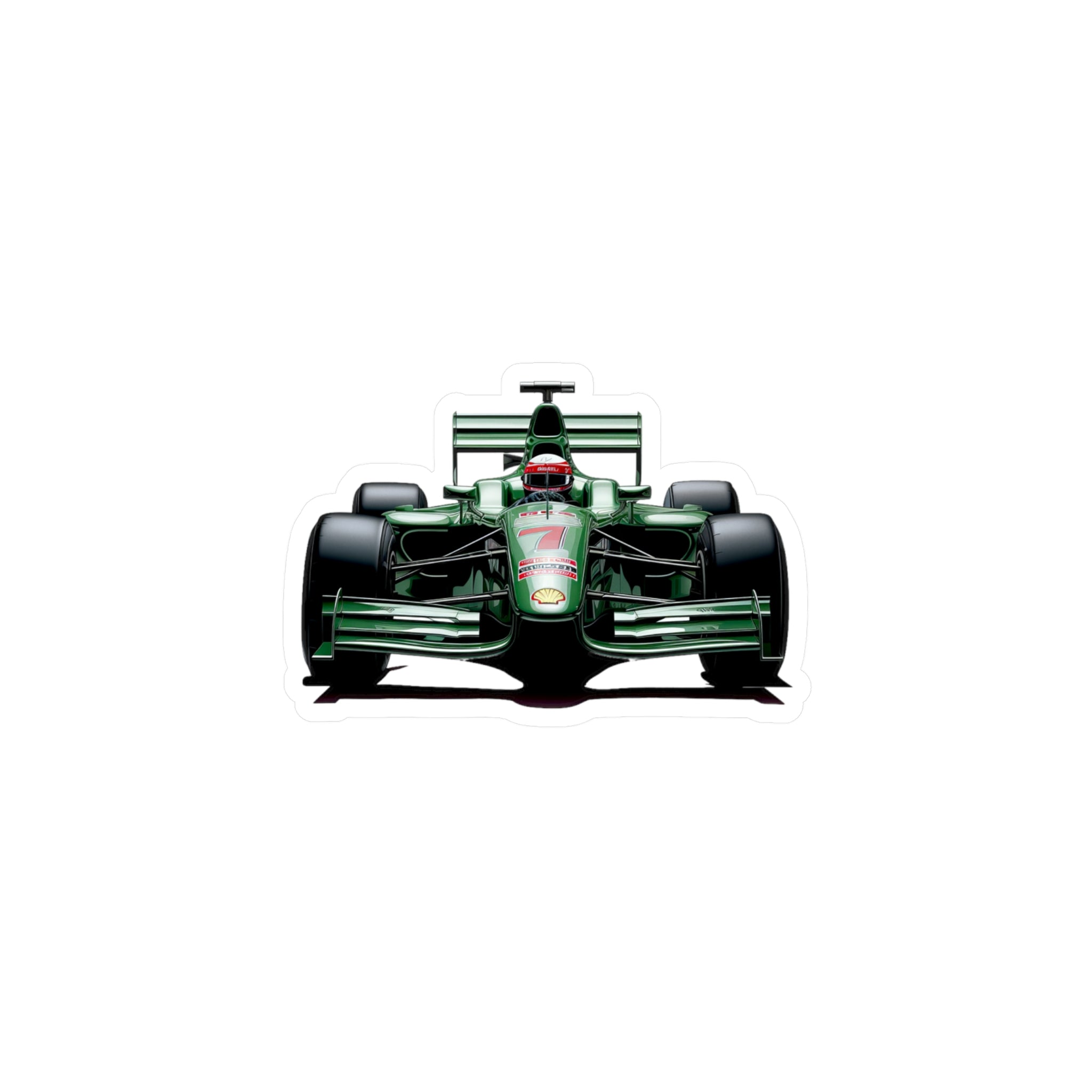 F1 Car #1 Vinyl Decal