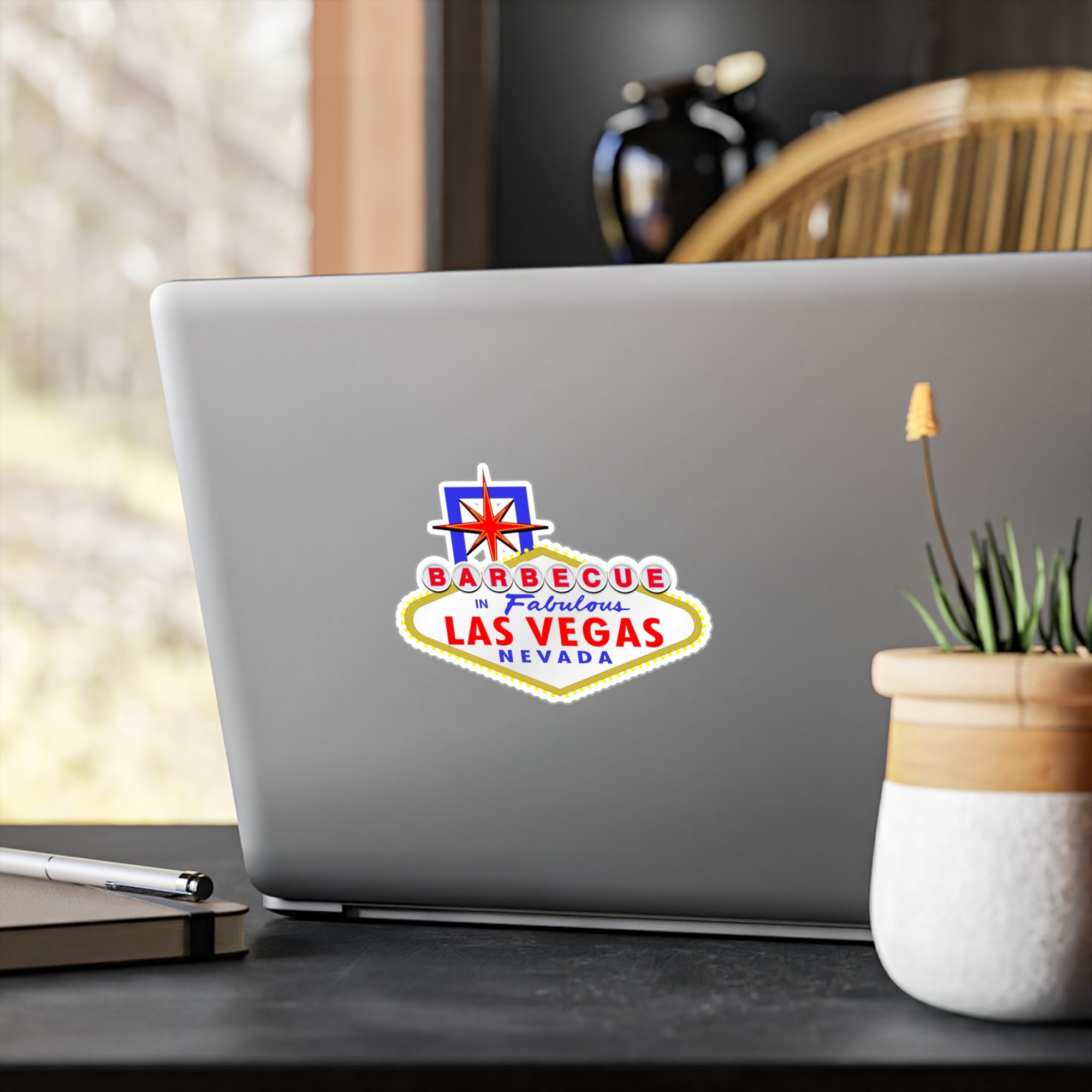 Barbecue - "Las Vegas Sign" Vinyl Decal