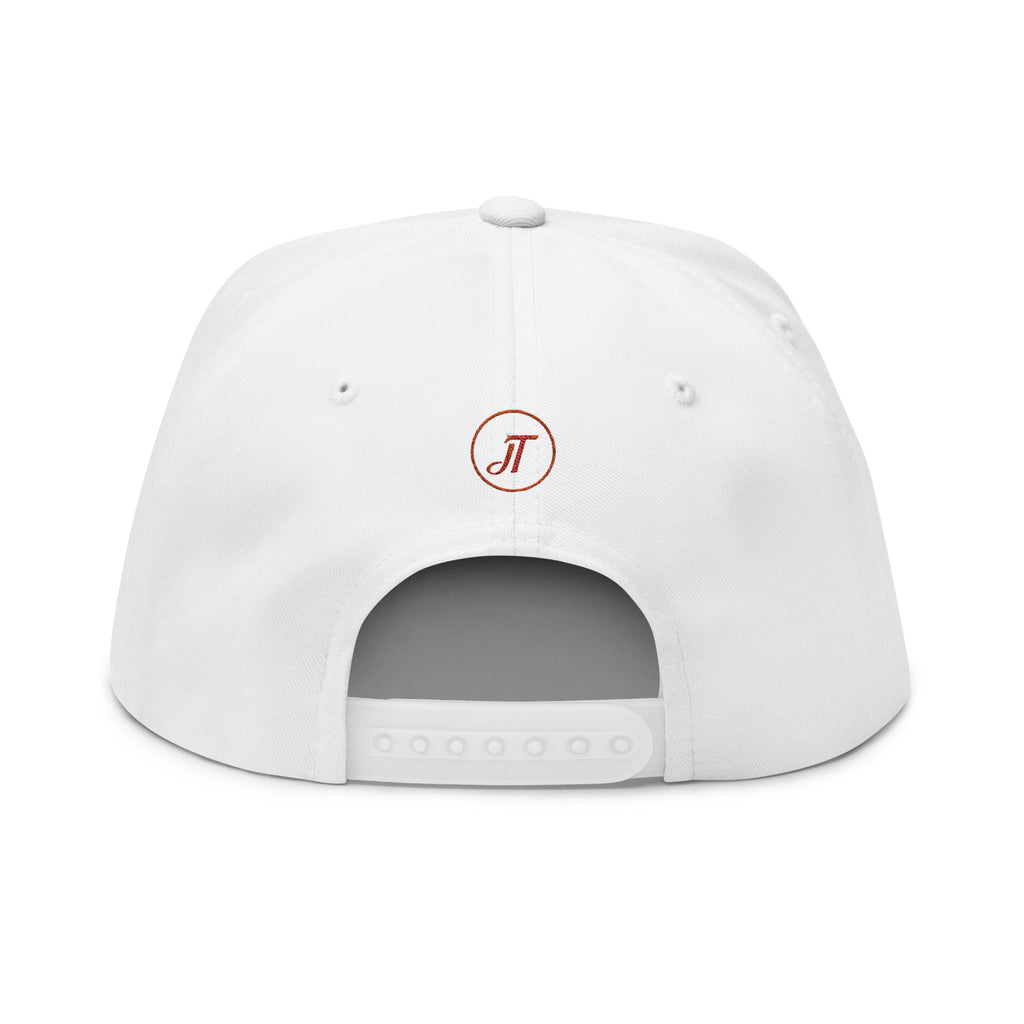 U.S. Civil/Peacetime Flag Embroidered Flat Bill Snapback Cap