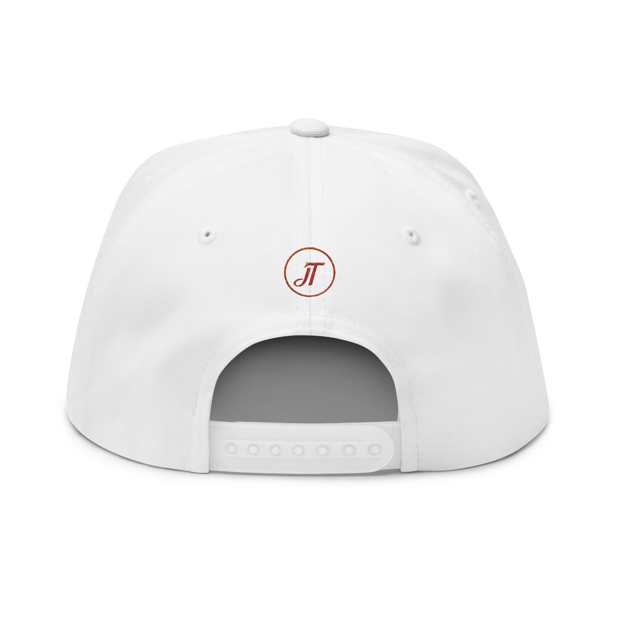U.S. Civil/Peacetime Flag Embroidered Flat Bill Snapback Cap