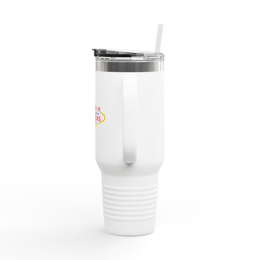 "Truckin Through" Las Vegas Sign 40oz Insulated Travel Mug | Tumbler