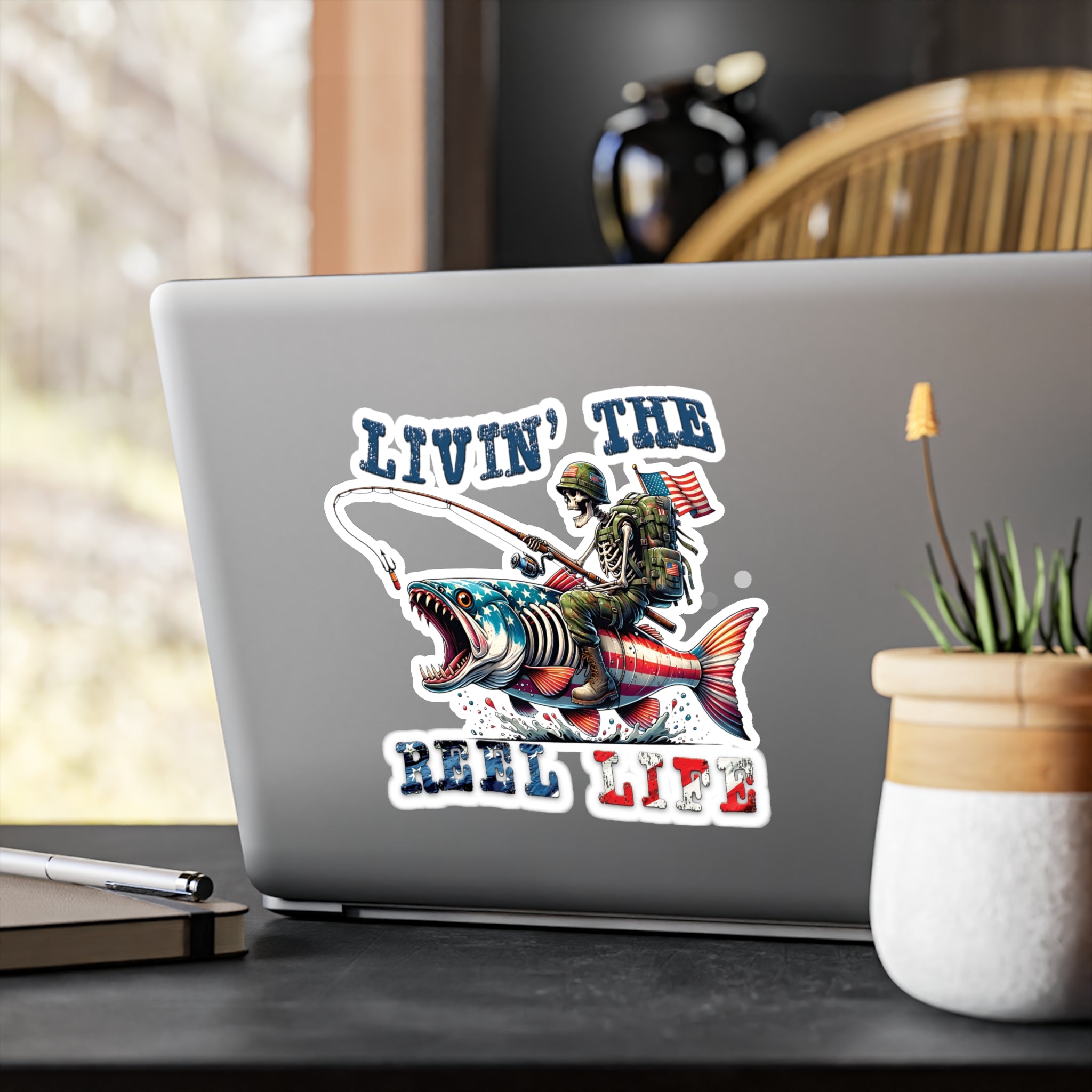 Livin' The Reel Life Vinyl Decal