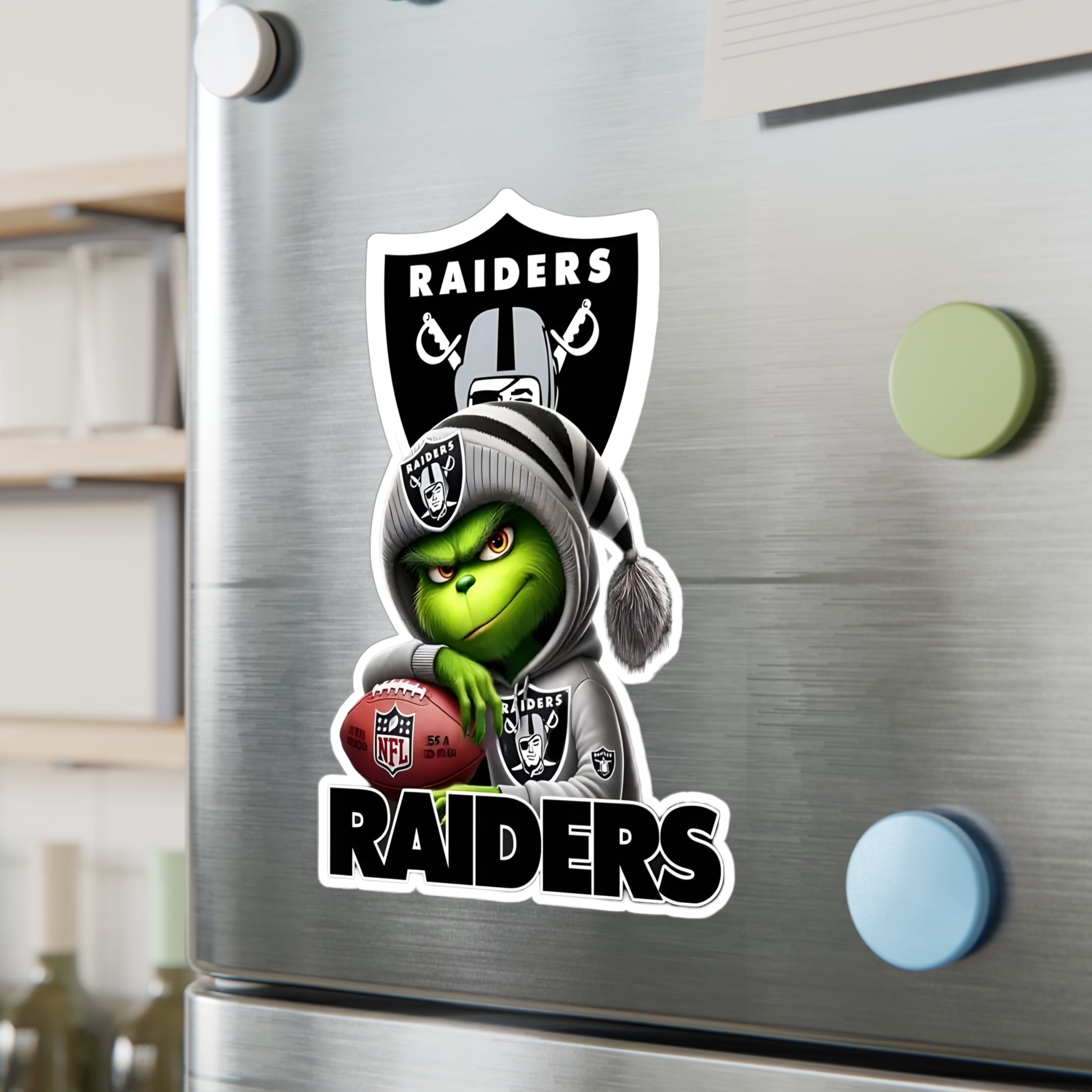The Grinch - Raiders Vinyl Decal