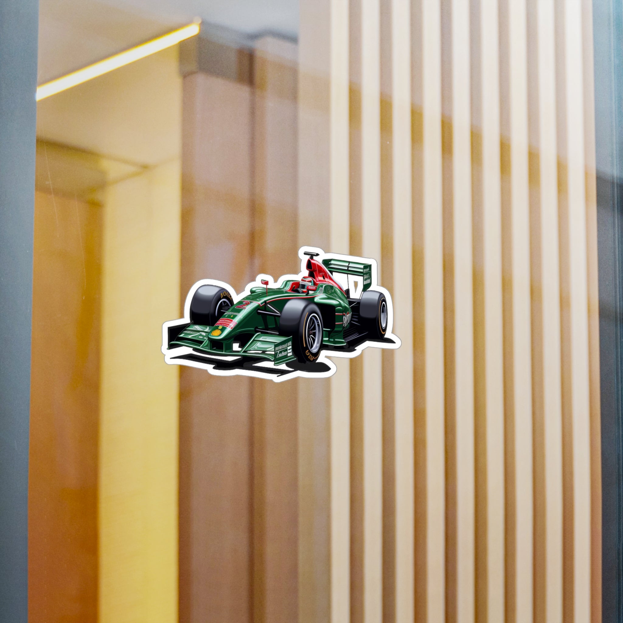 F1 Car #4 Vinyl Decal