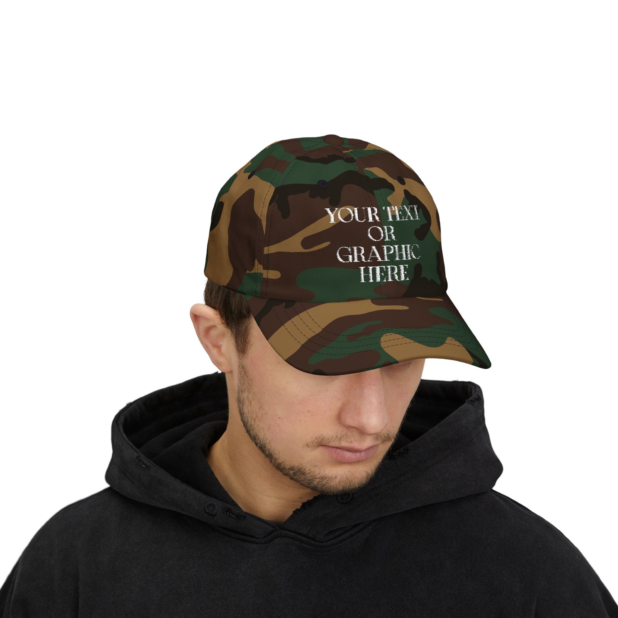 Customizable Embroidered Dad Hat - (Your Text or Graphic Here)