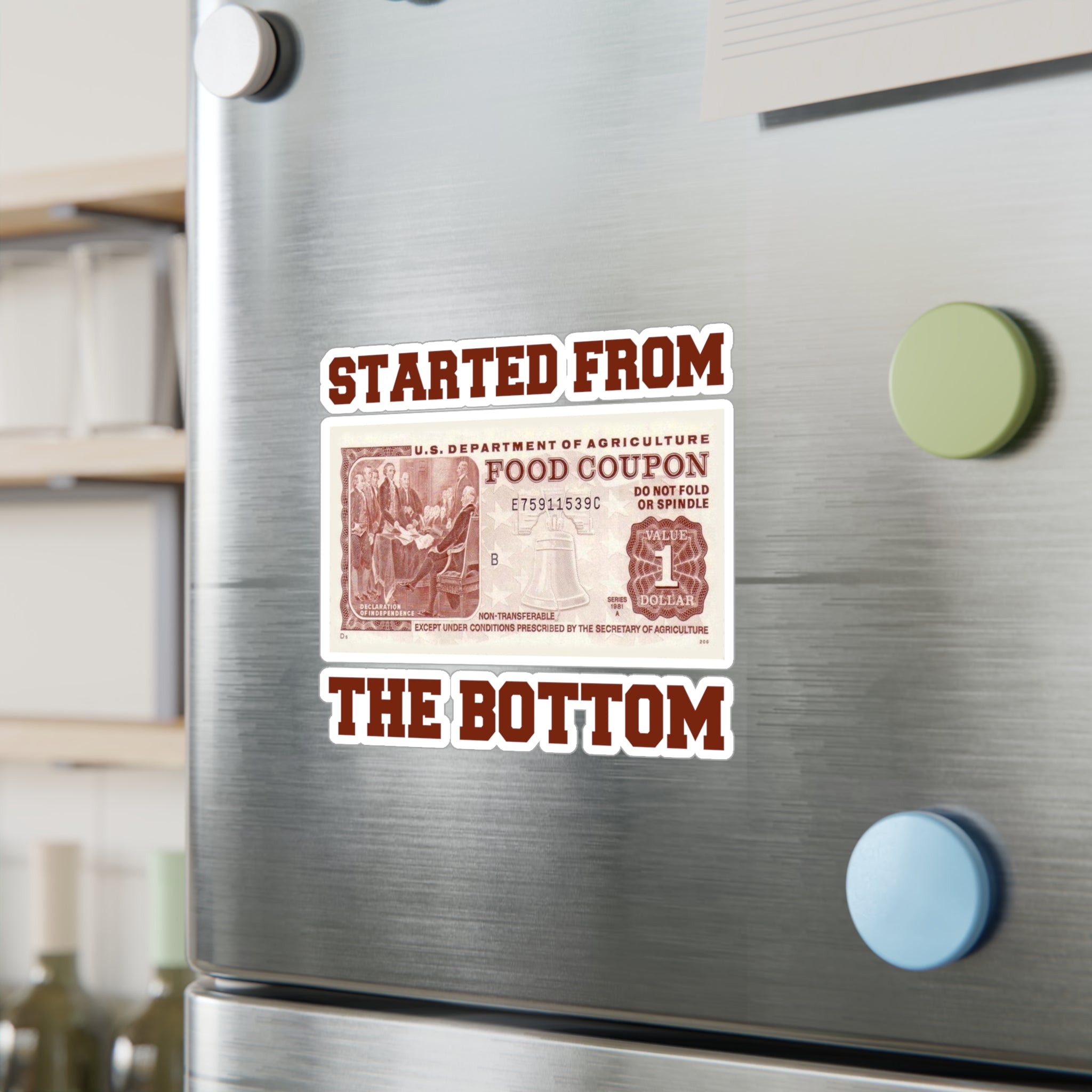 Started From The Bottom Vinyl Decal