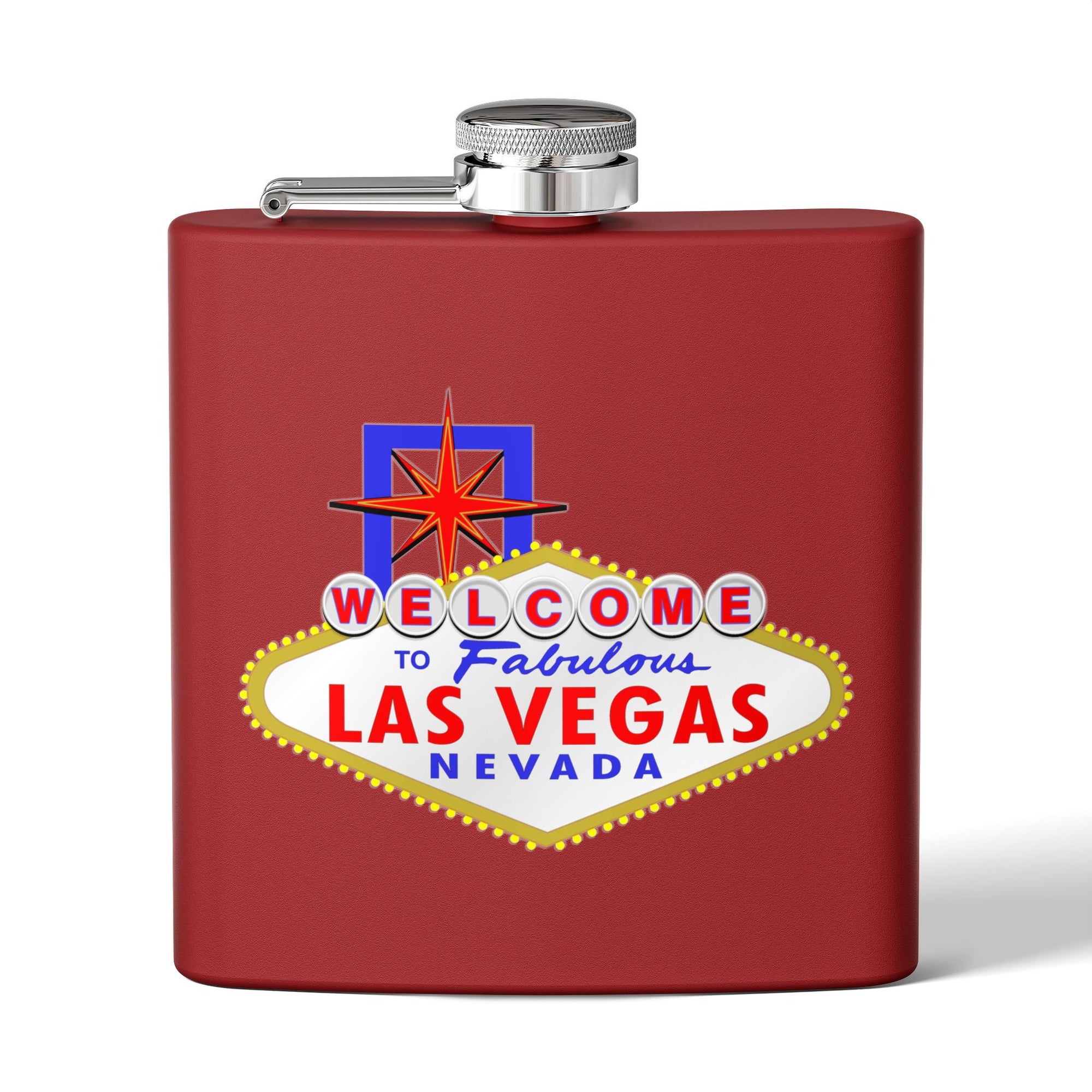 "Welcome To Fabulous" Las Vegas Sign 6oz Flask
