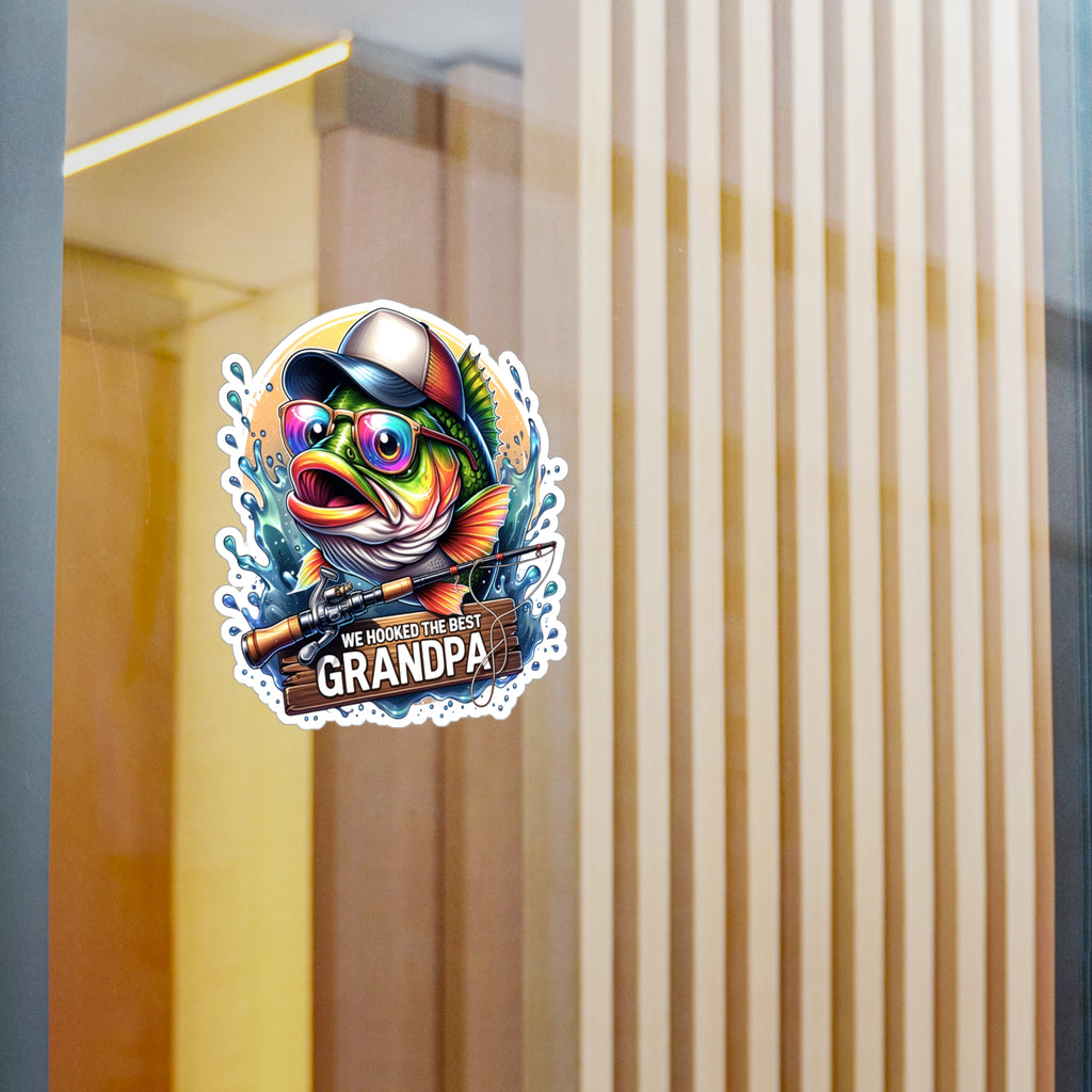 We Hooked The Best Grandpa Vinyl Decal