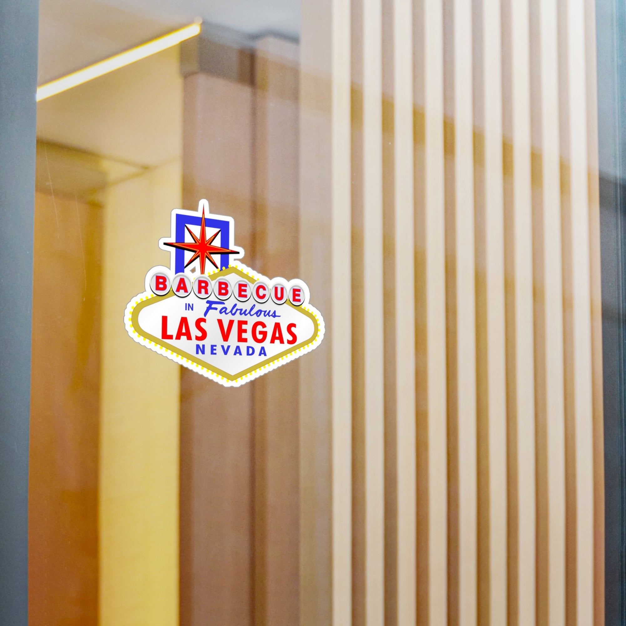 Barbecue - "Las Vegas Sign" Vinyl Decal