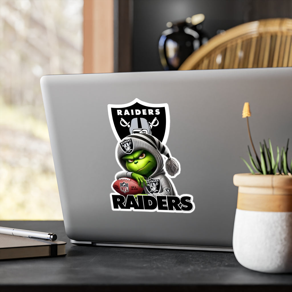 The Grinch - Raiders Vinyl Decal
