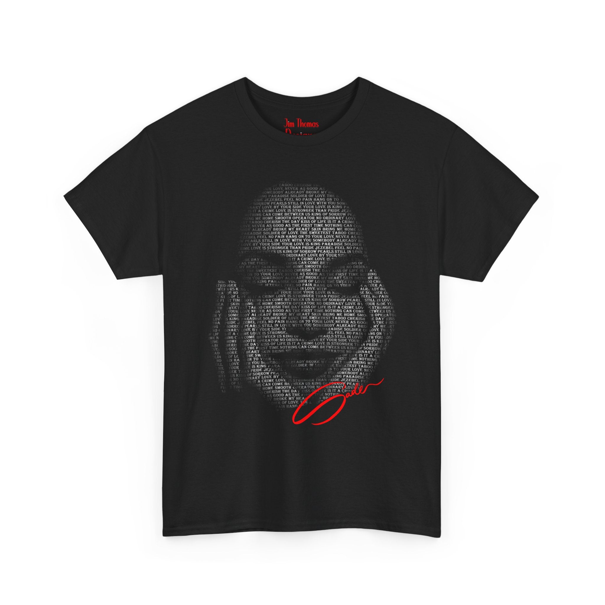 "Sade's Greatest Hits" T-Shirt - Red Text
