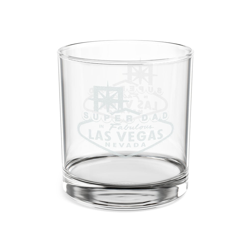 Engraved - Super Dad - 10.5 oz Whiskey Rocks Glass
