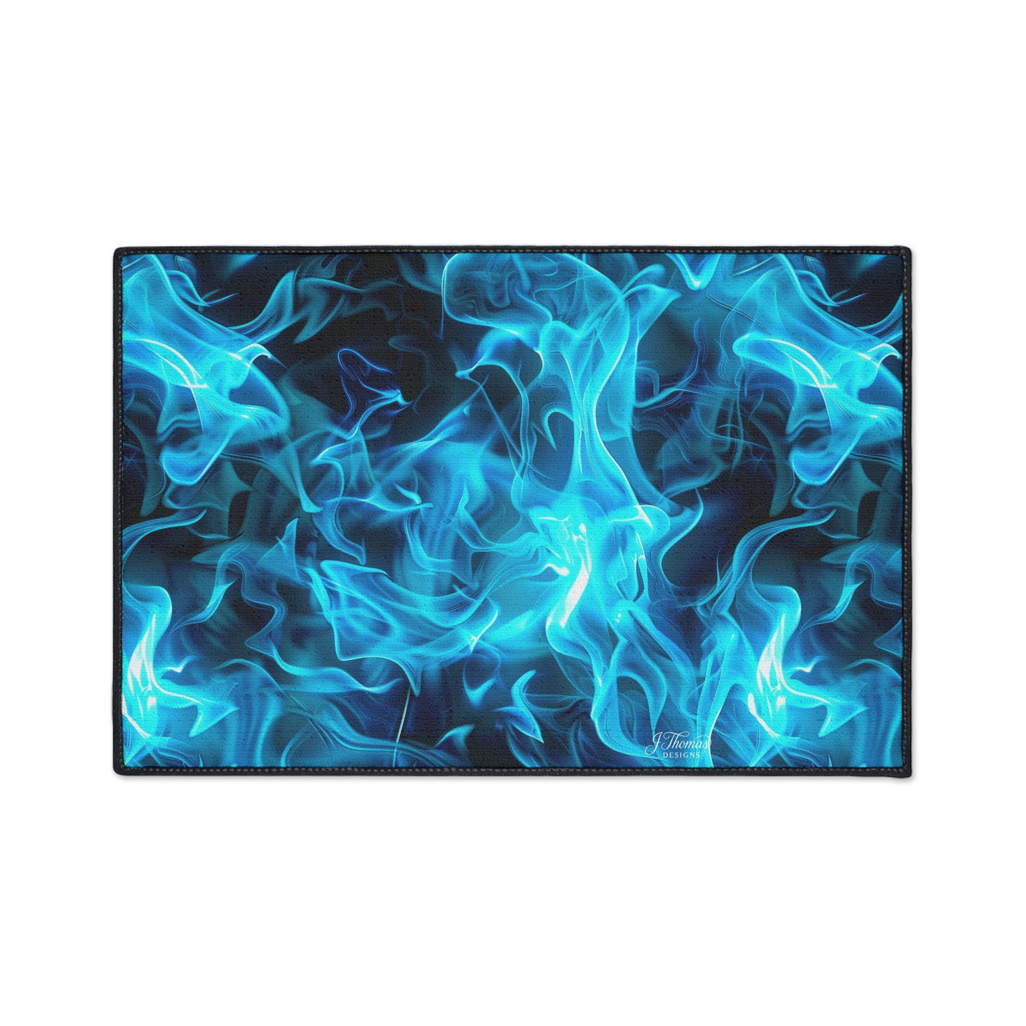 Heavy Duty Floor Mat – Blue Flames