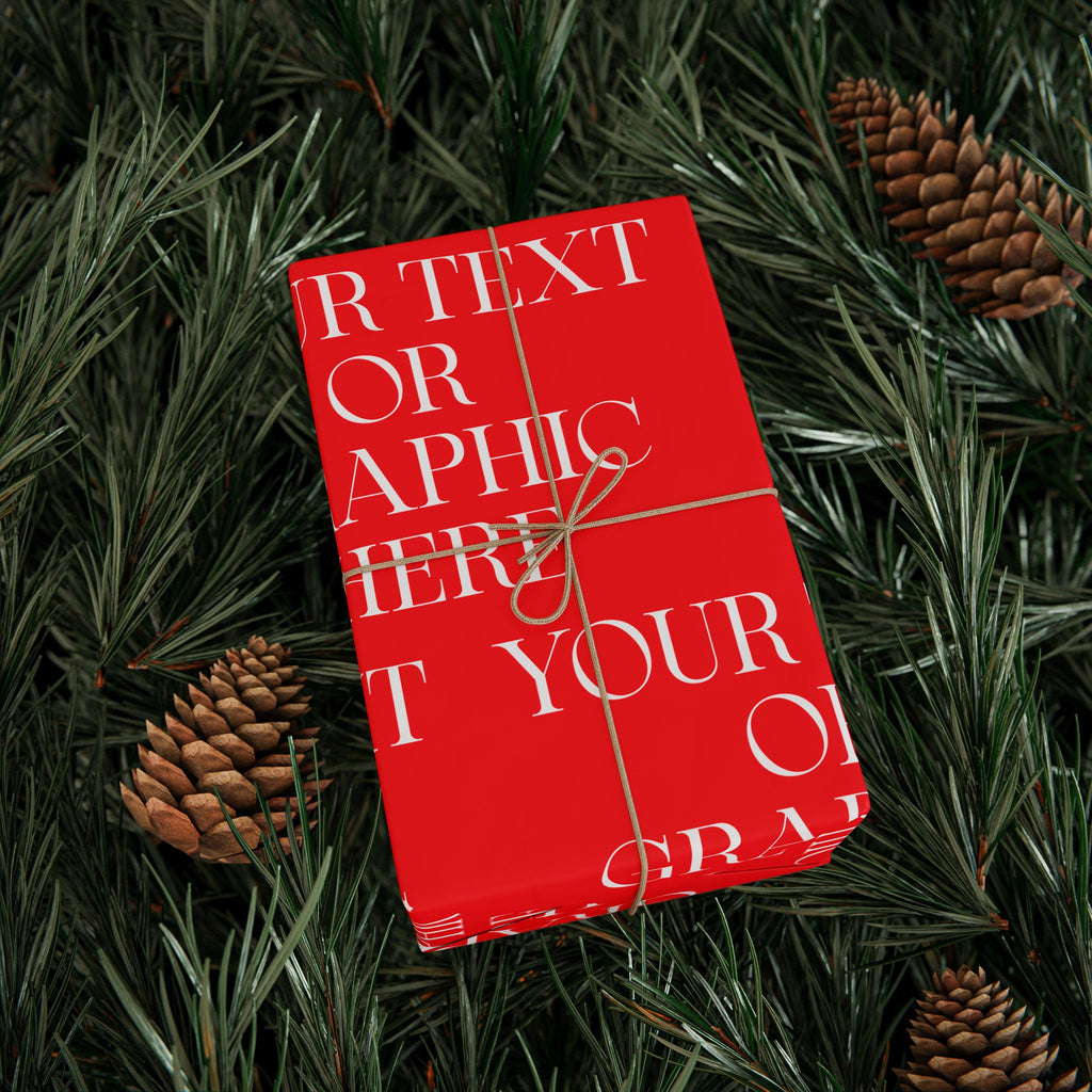 Custom Personalized "All-Over Print" Wrapping Paper