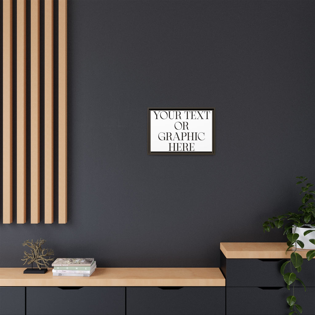 Custom Personalized Framed Canvas Print