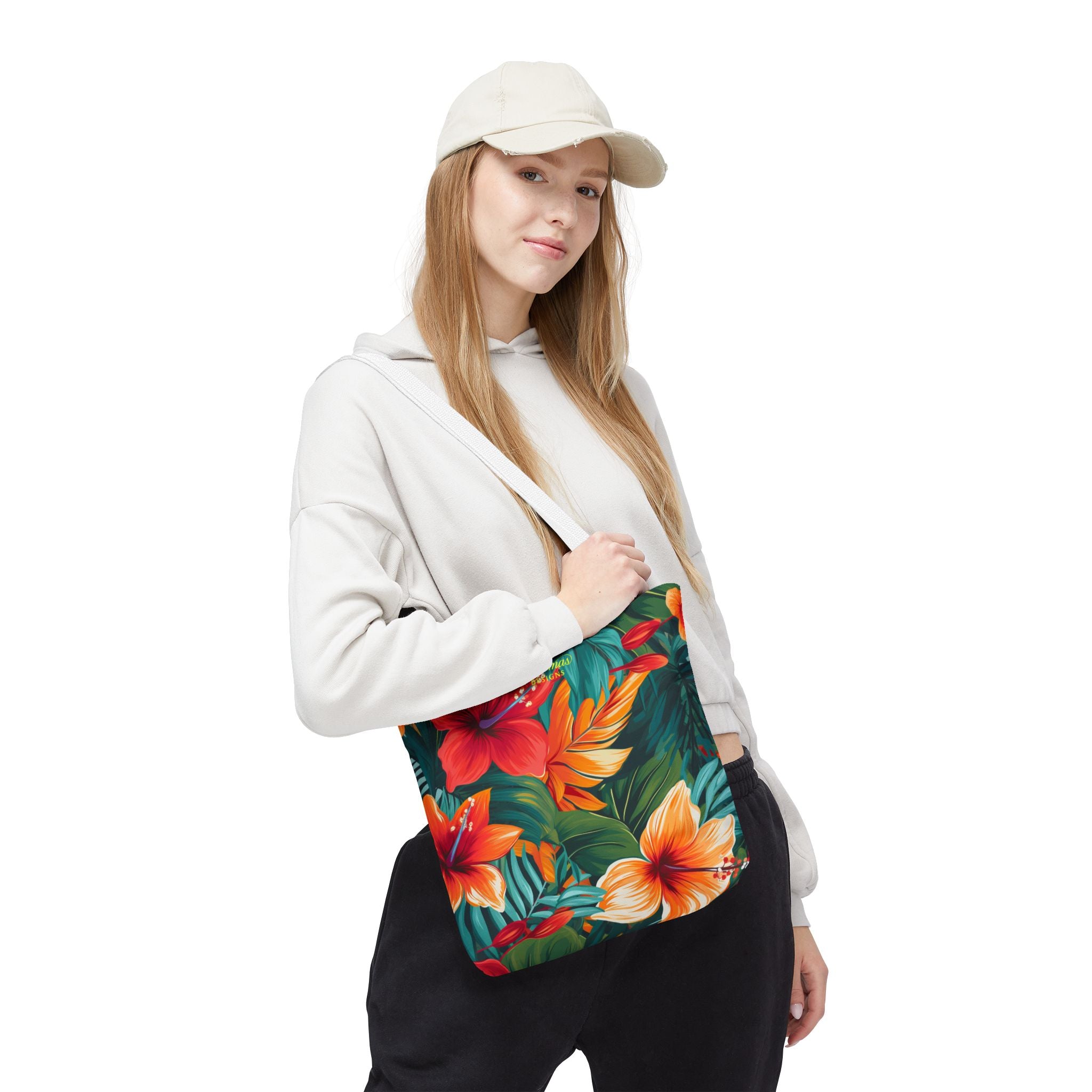 "All-Over Print" Tropical Beach Carryall