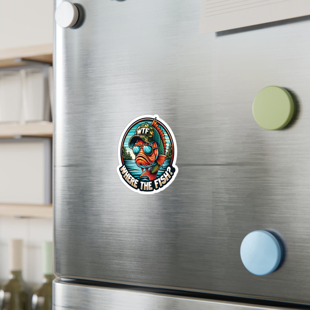 Where The Fish? Vinyl Decal
