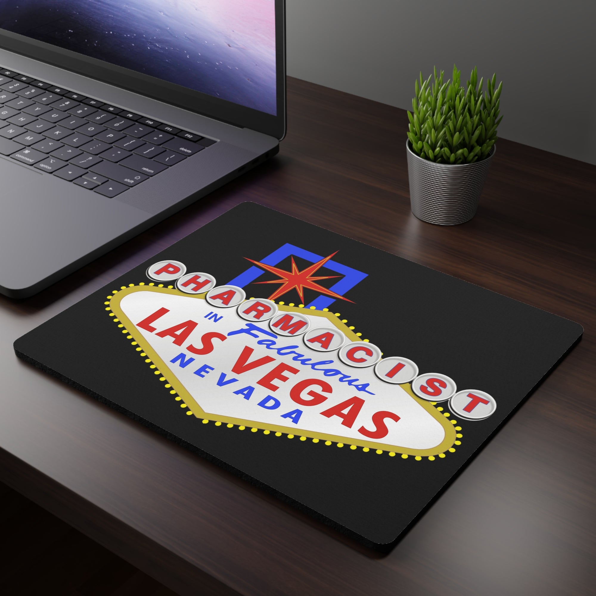 Pharmacist - "Las Vegas Sign" Mouse Pad