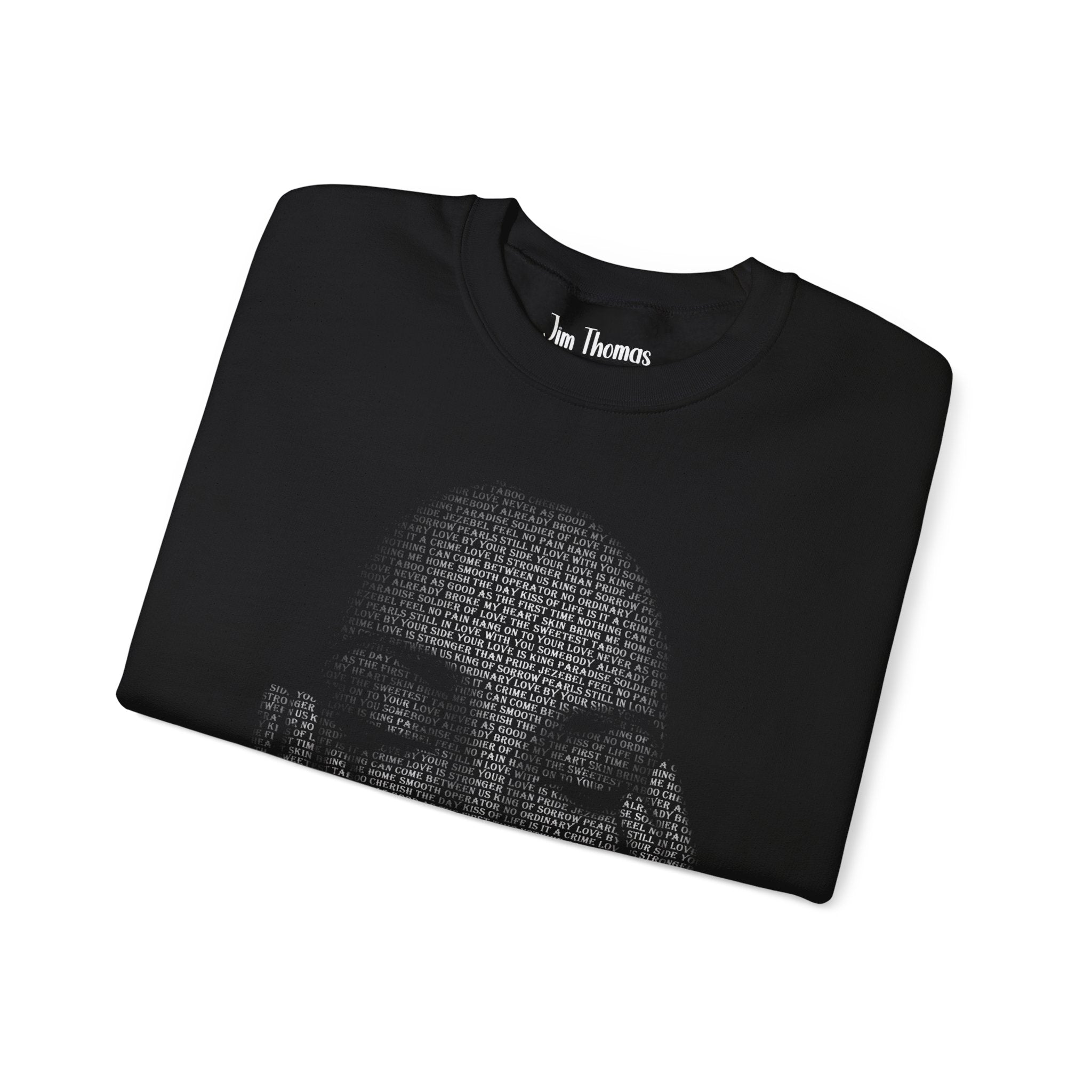Sade's Greatest Hits Sweatshirt — White Text