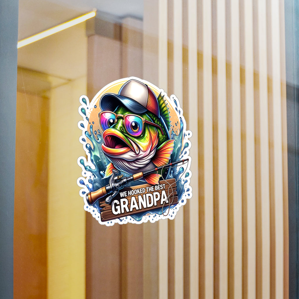 We Hooked The Best Grandpa Vinyl Decal