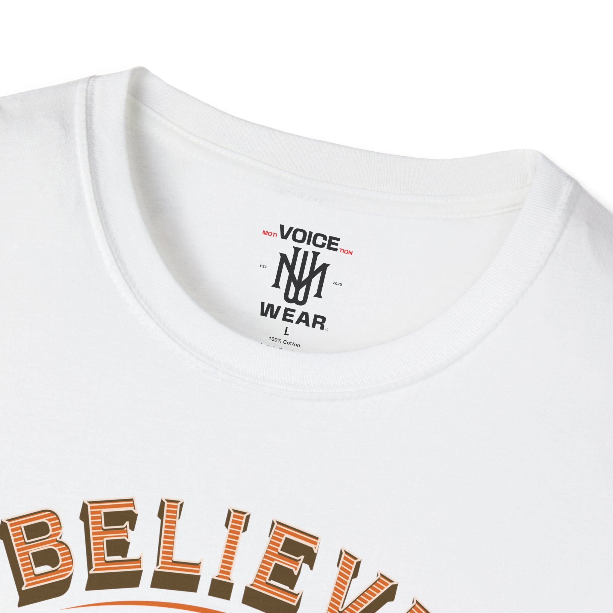 "Believe In Yourself" - "moti-Voice-tion Wear" T-Shirt