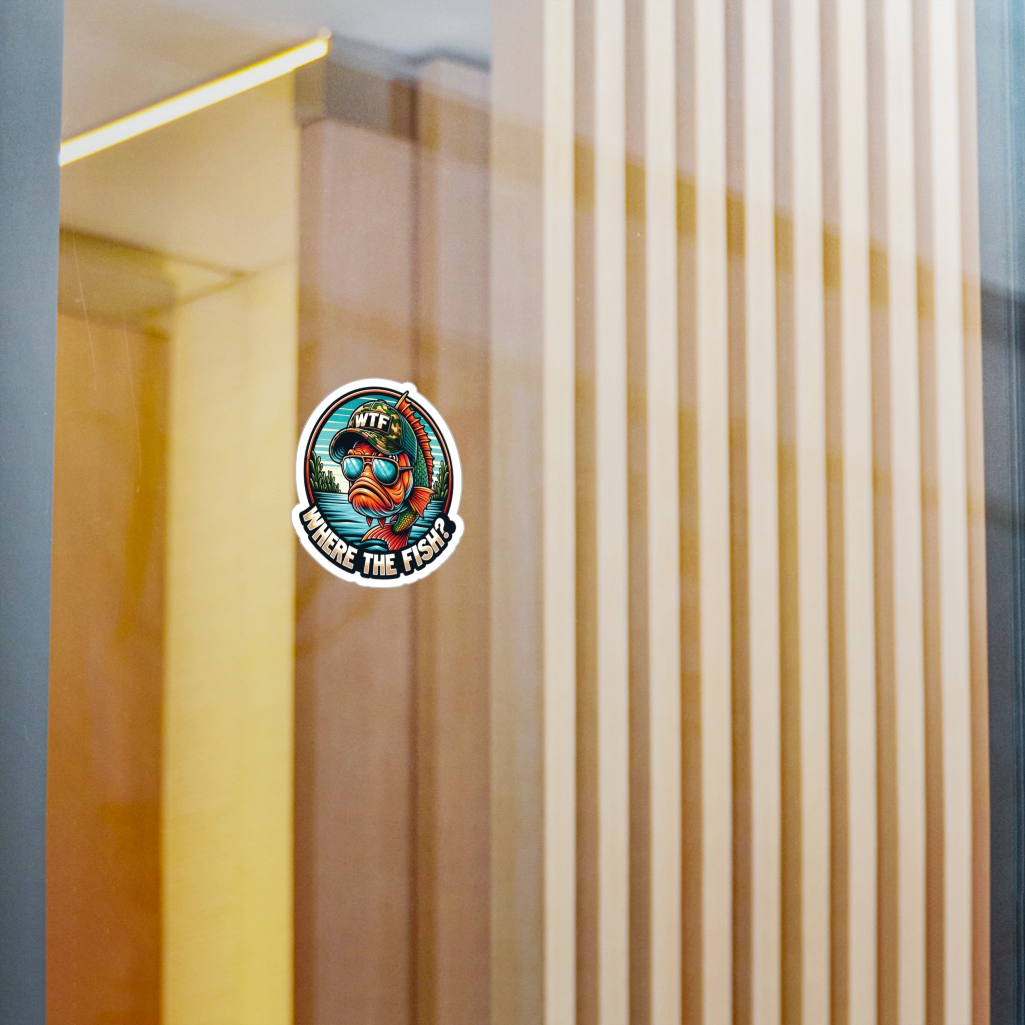 Where The Fish? Vinyl Decal