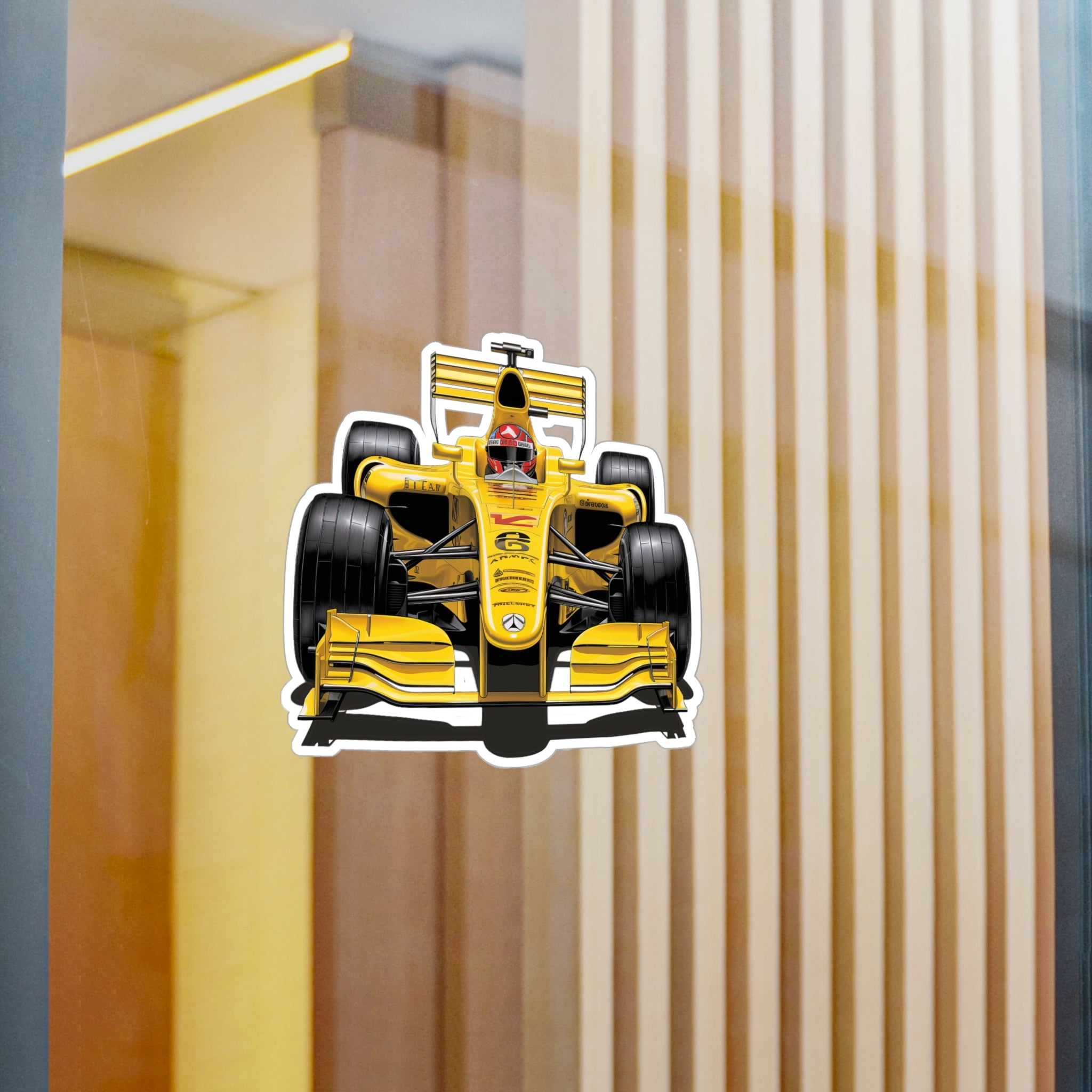 F1 Car #9 Vinyl Decal
