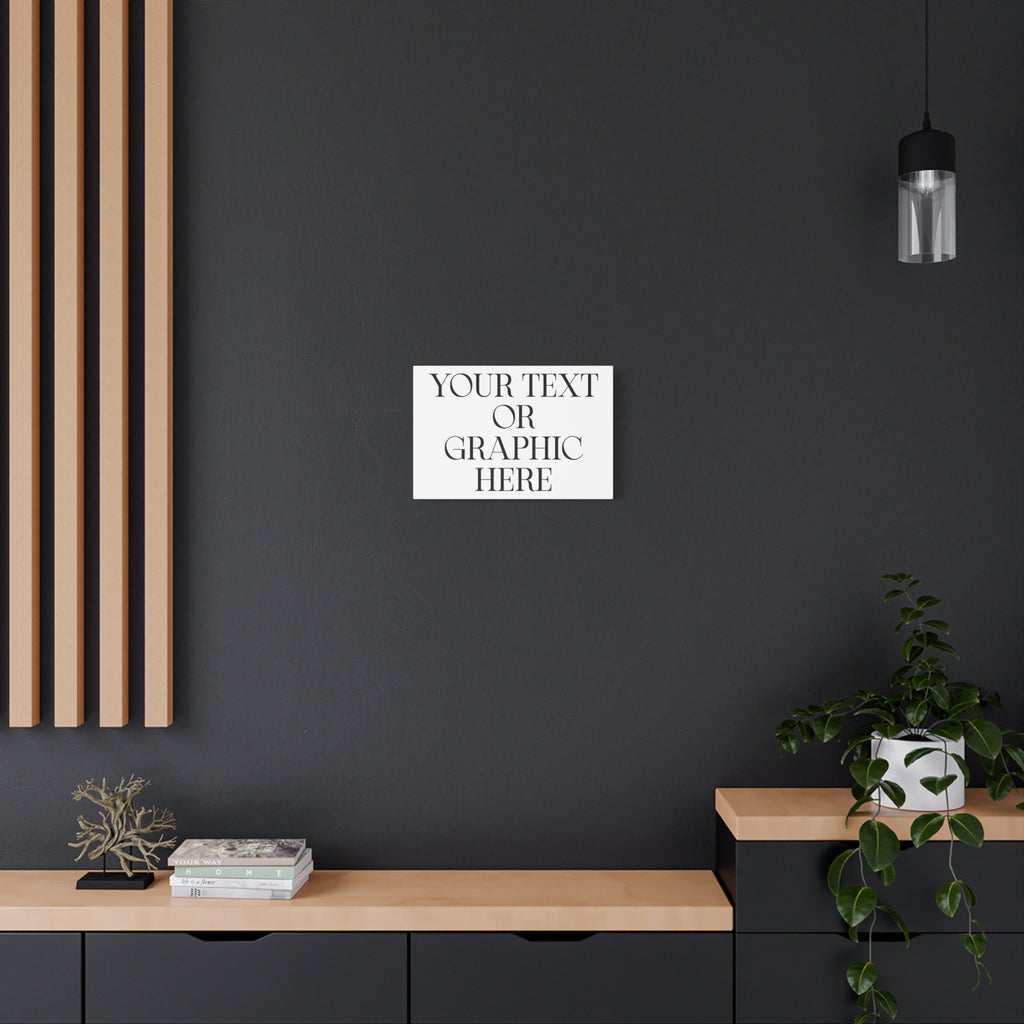 Custom Personalized Matte Canvas Print