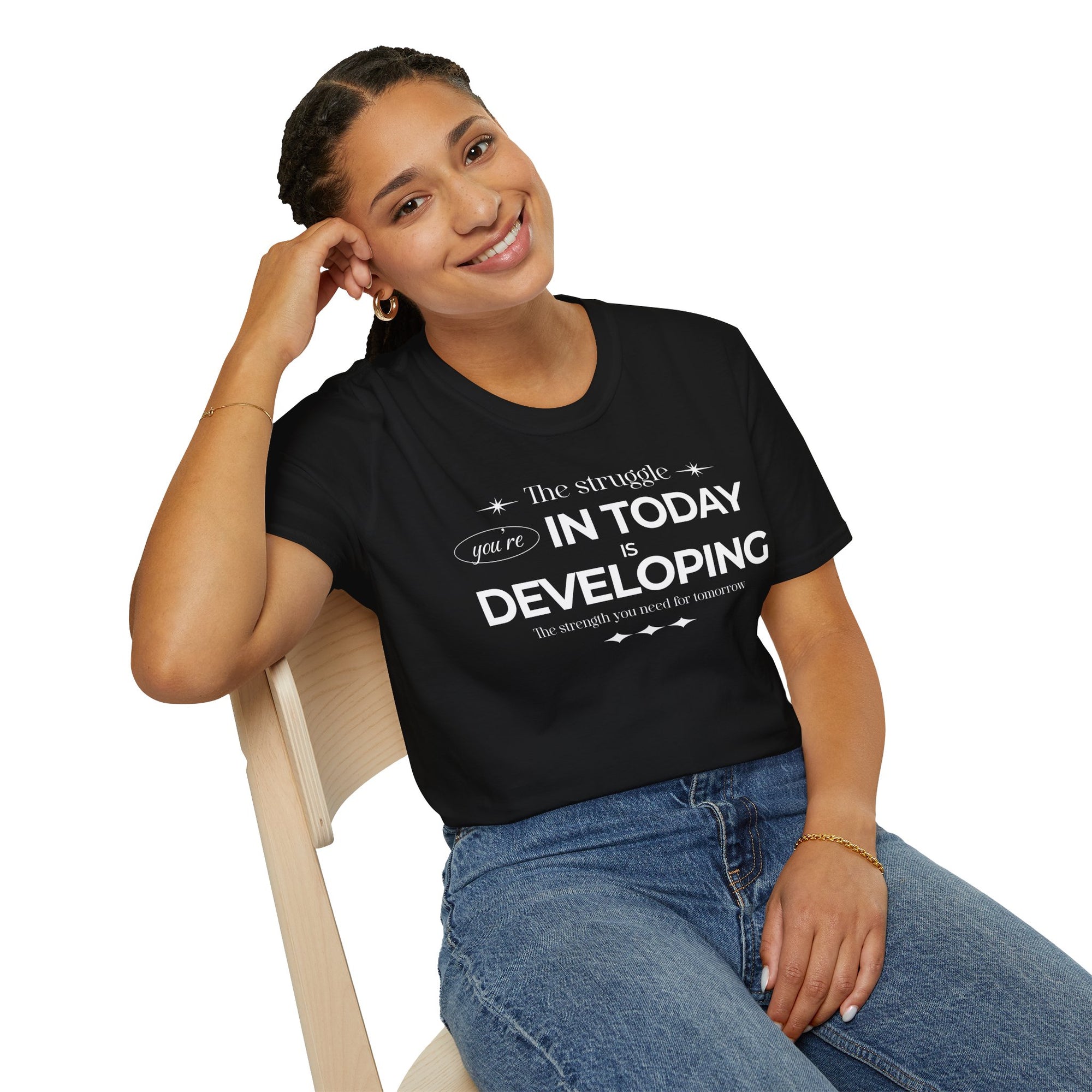 "The Struggle" - "moti-Voice-tion Wear" T-Shirt
