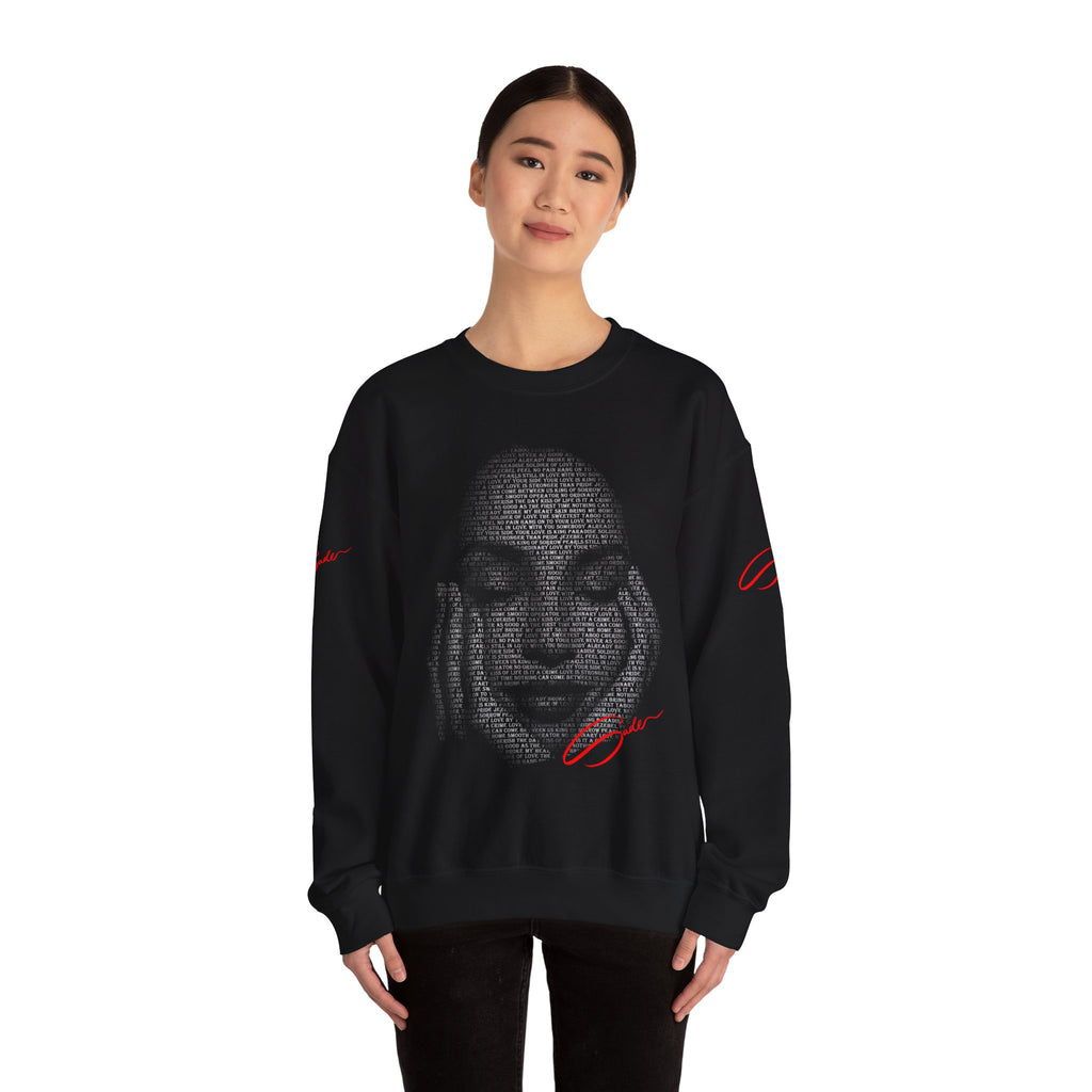 "Sade's Greatest Hits" Sweatshirt — Red Text
