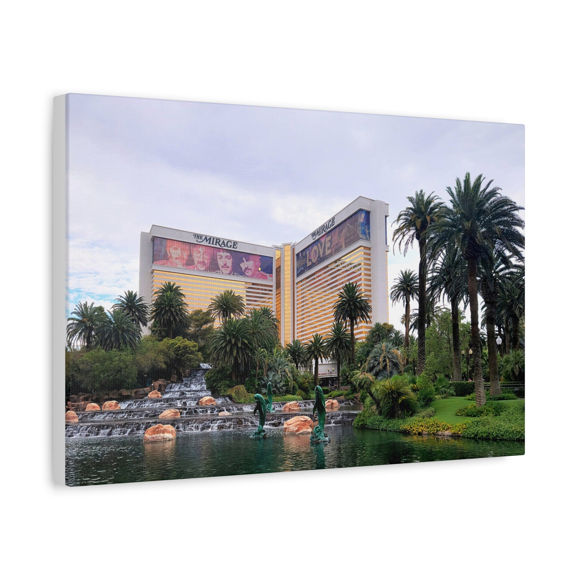 The Mirage Casino Matte Canvas Print