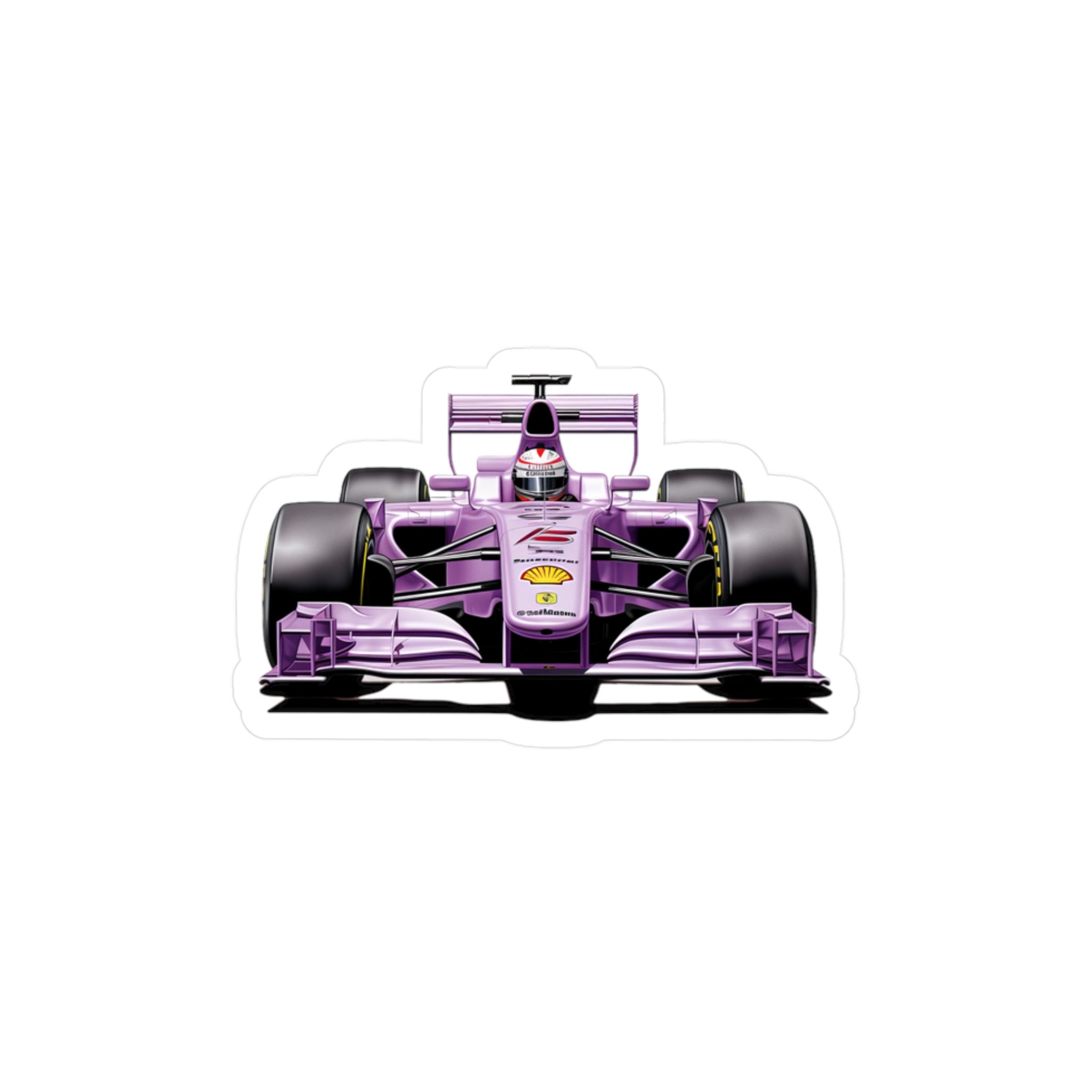 F1 Car #5 Vinyl Decal