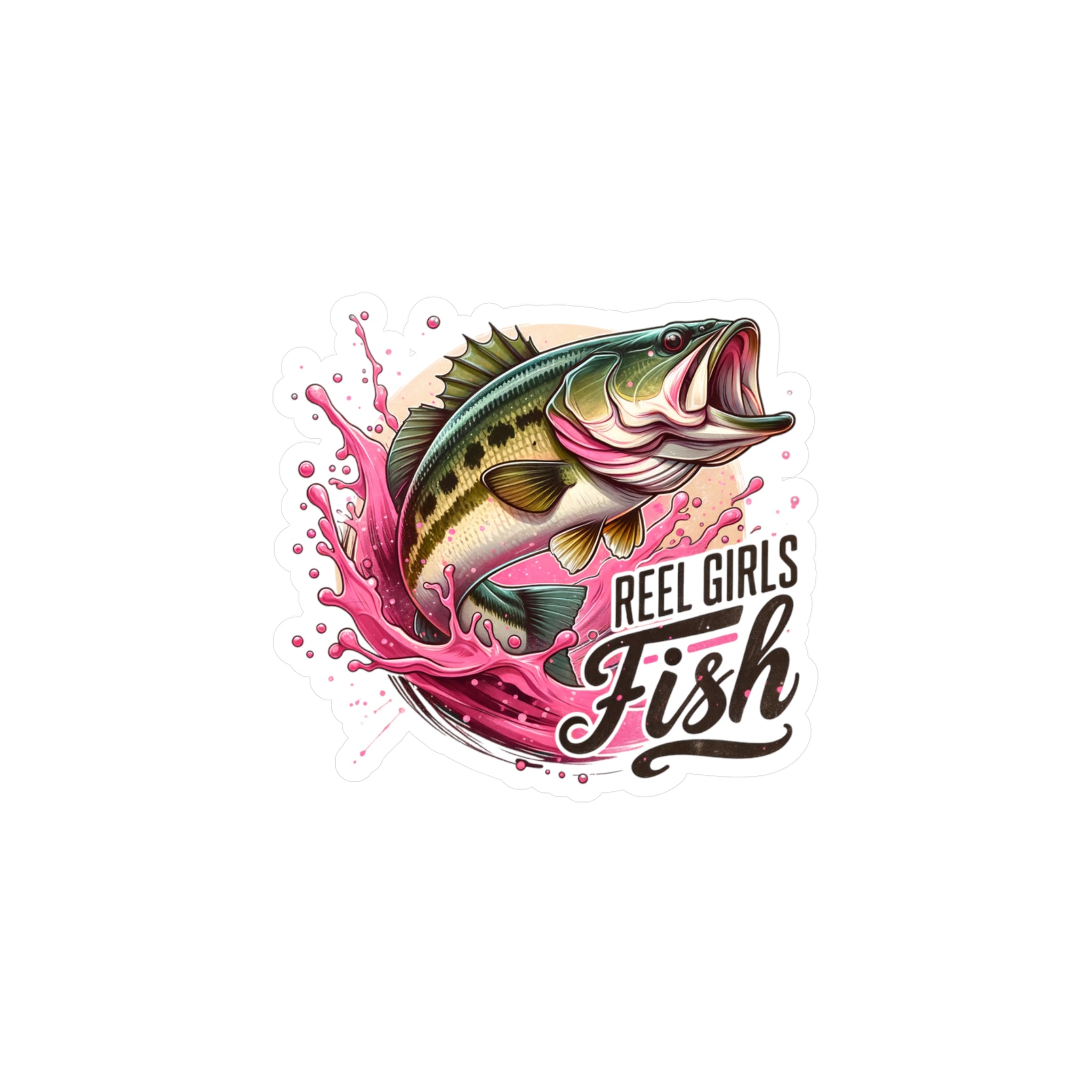 Reel Girls Fish Vinyl Decal