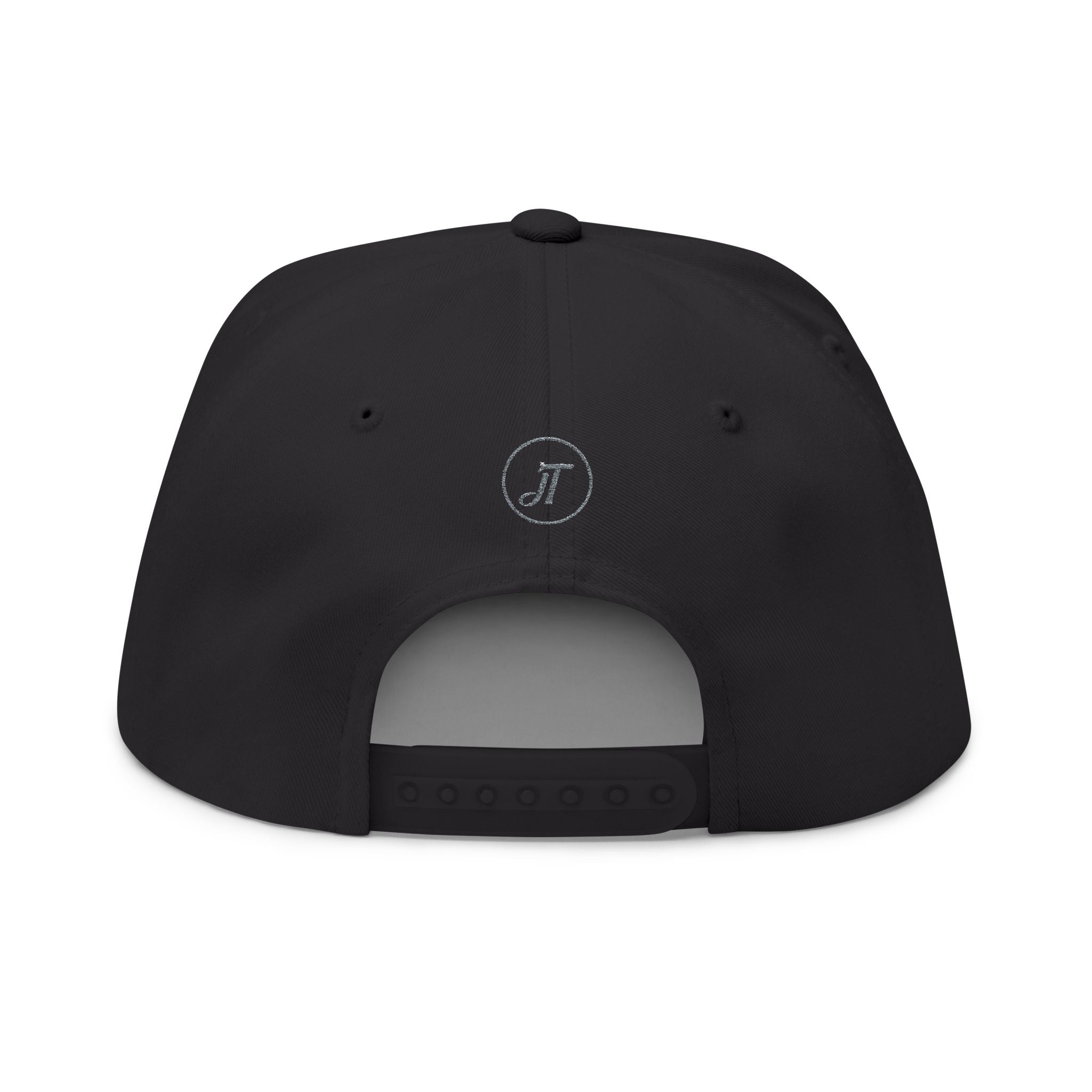 "Thou Shall Not Test My Gangster" - Embroidered Flat Bill Snapback Cap