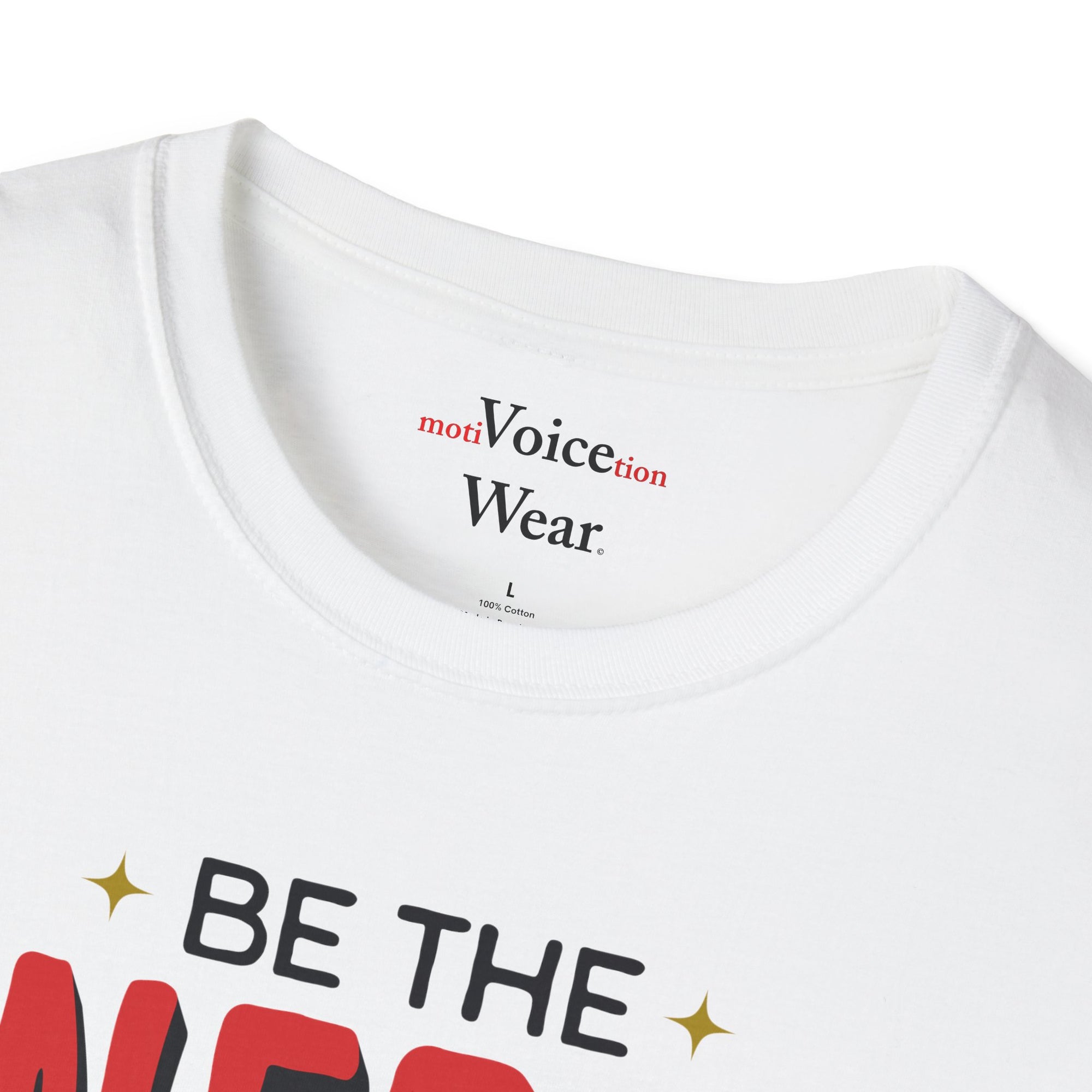 "Be The Energy" - Red - "moti-Voice-tion Wear" T-Shirt