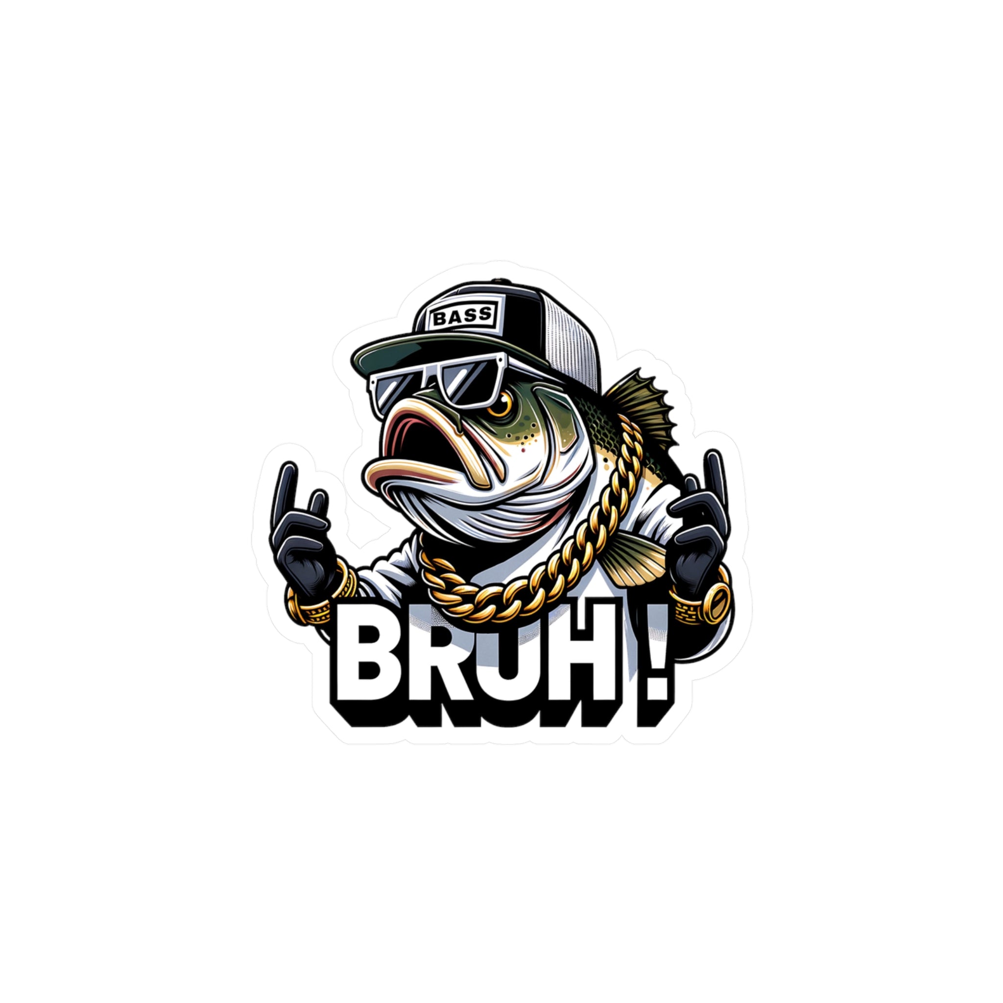 BRUH Fish Vinyl Decal