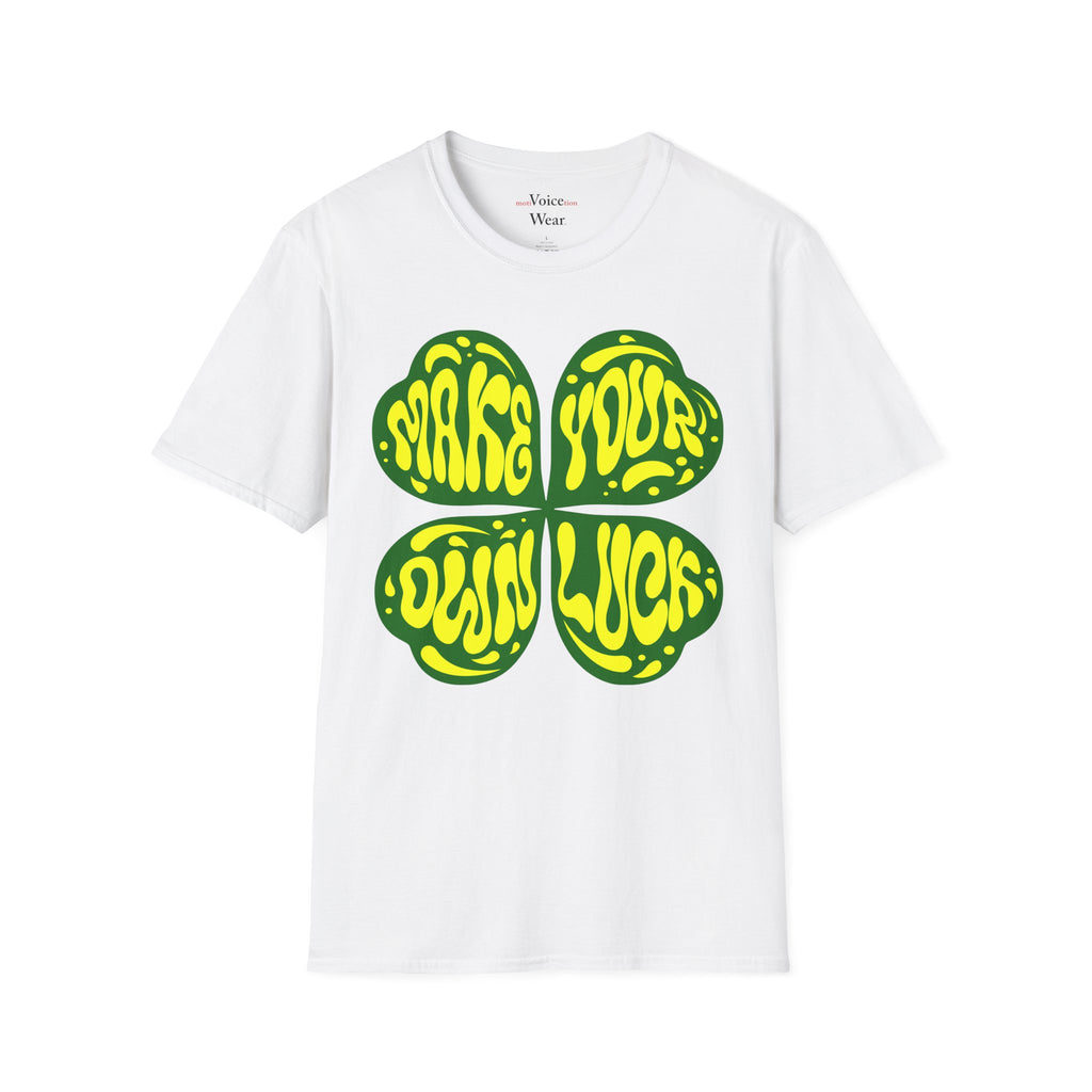 "Make Your Own Luck - Yellow" - "moti-Voice-tion Wear" T-Shirt