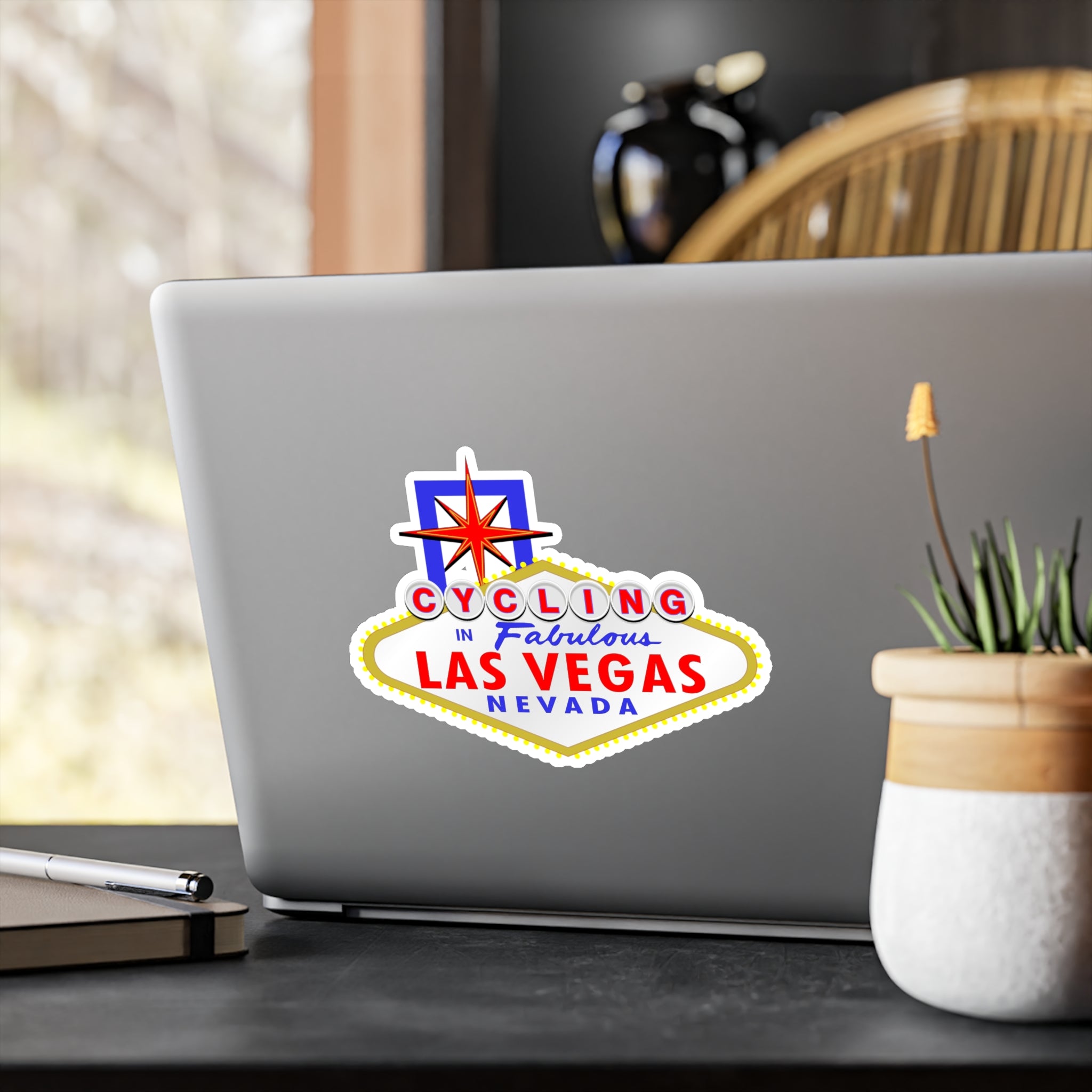 Cycling - "Las Vegas Sign" Vinyl Decal
