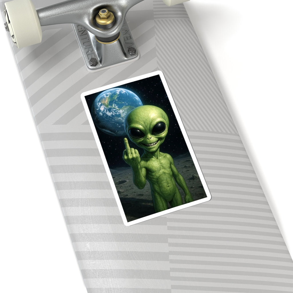 "Alien Finger" Kiss-Cut Sticker