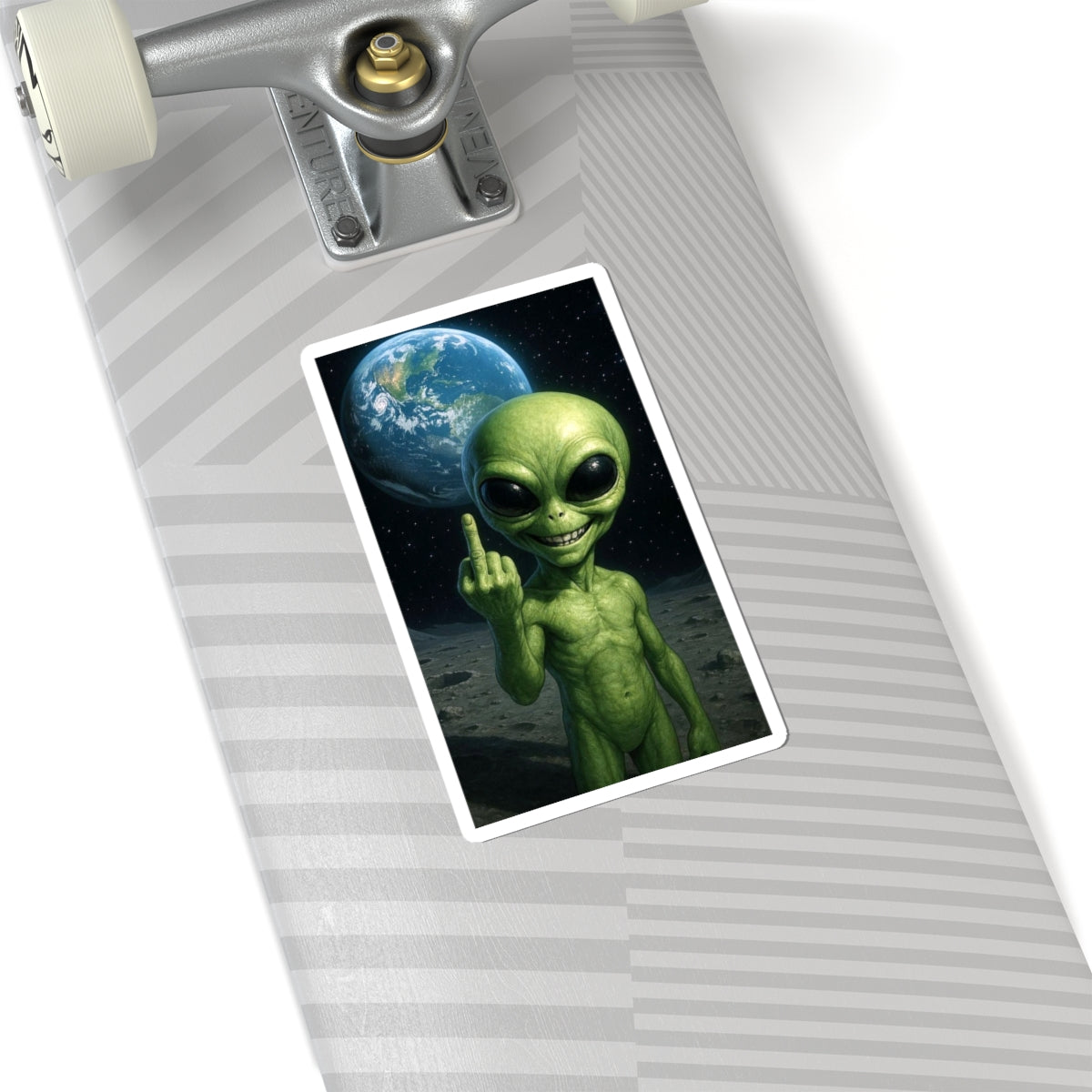 "Alien Finger" Kiss-Cut Sticker