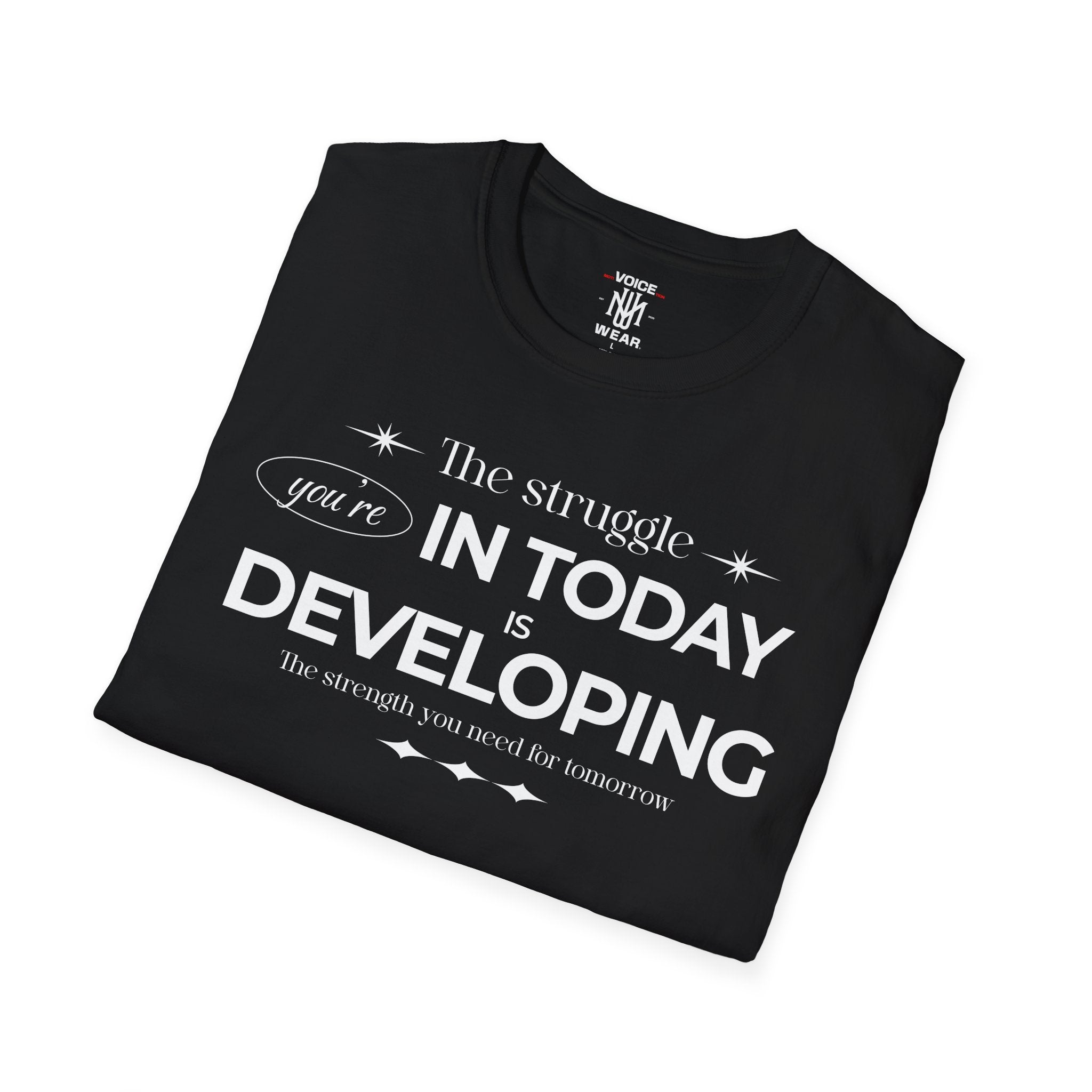 "The Struggle" - "moti-Voice-tion Wear" T-Shirt