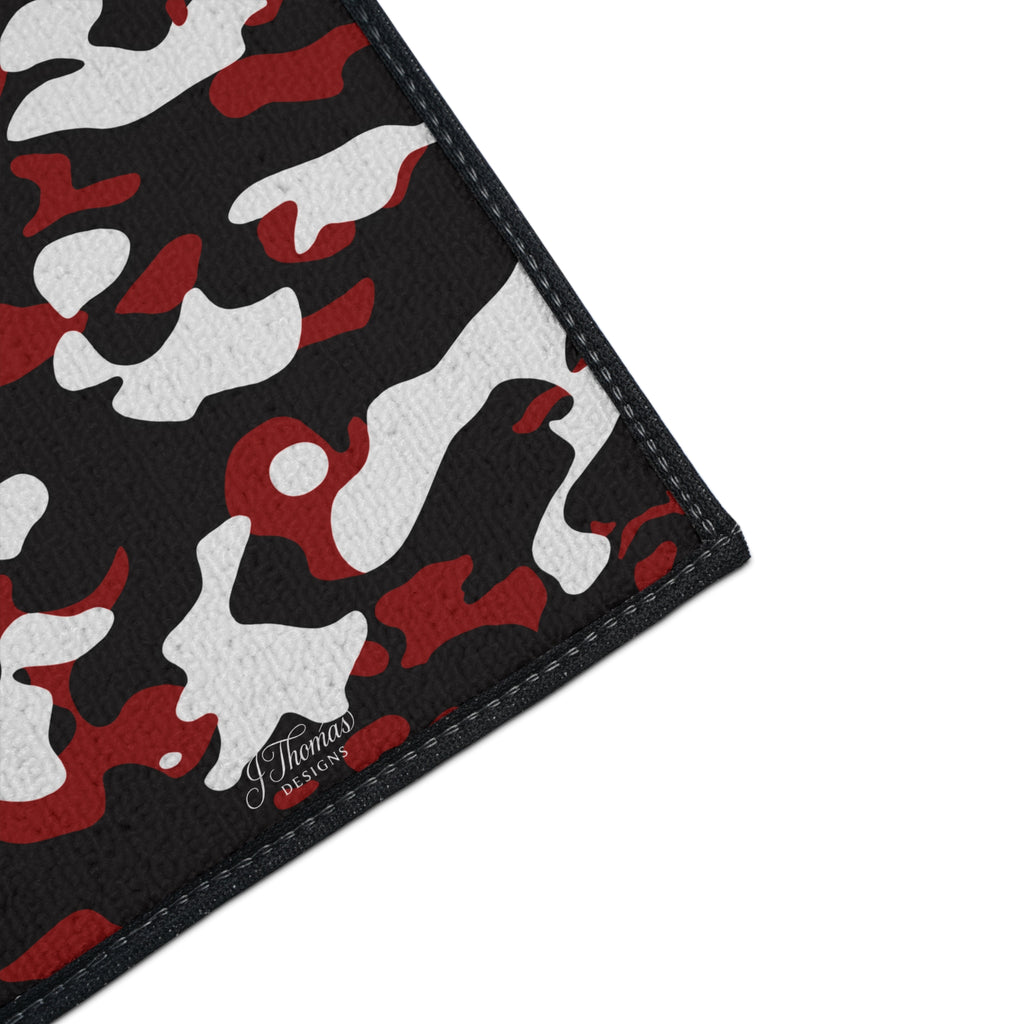 Heavy Duty Floor Mat – Red Camo