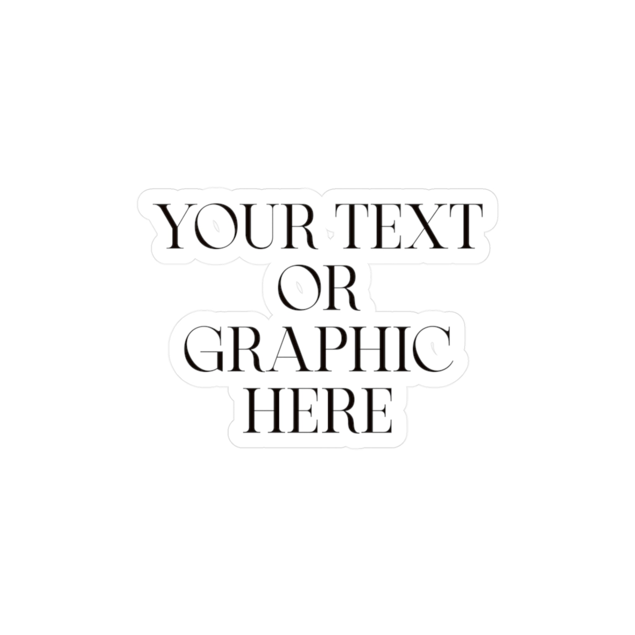 Custom Personalized Vinyl Decal