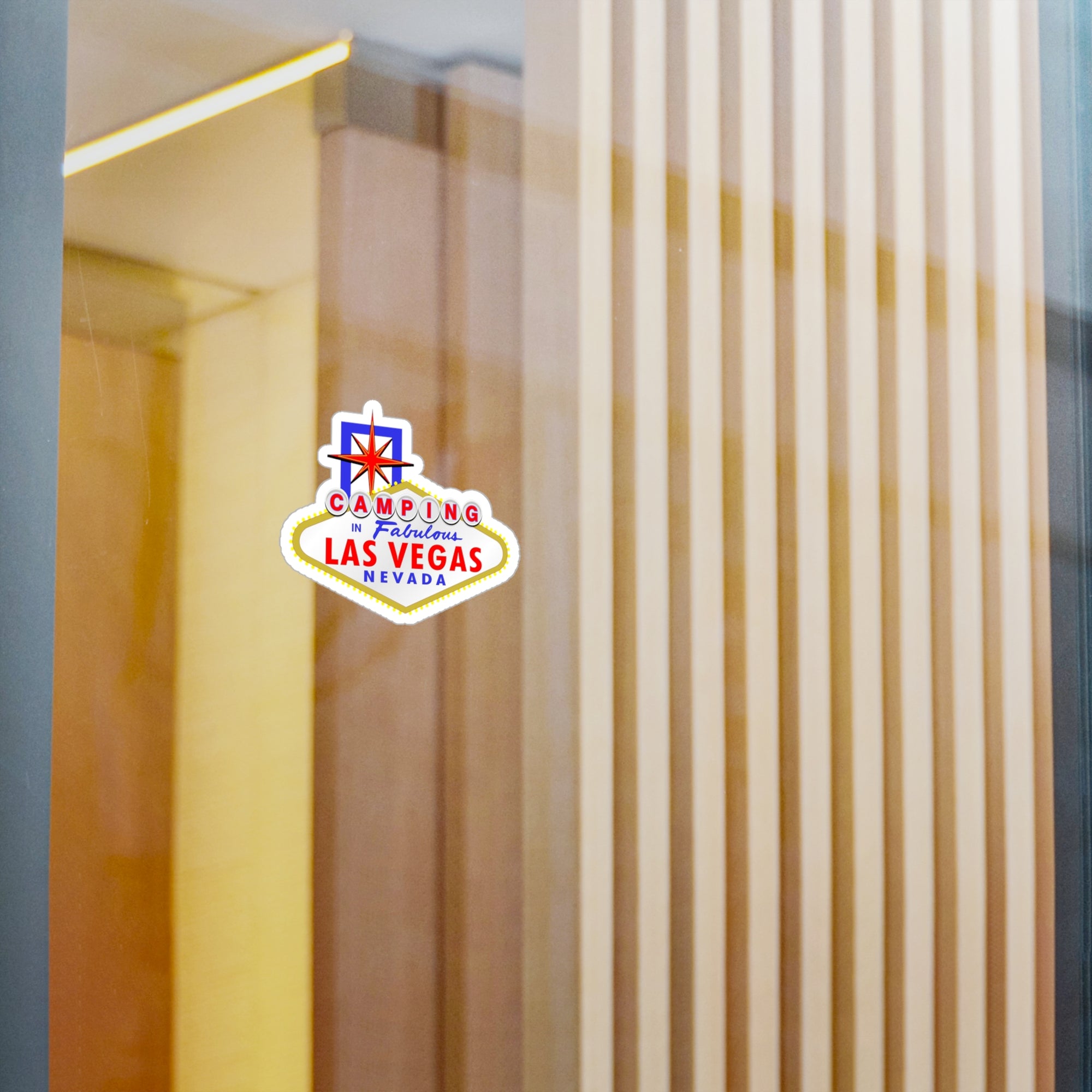 Camping - "Las Vegas Sign" Vinyl Decal