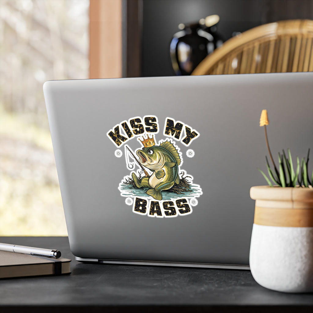 Kiss My Bass Vinyl Decal