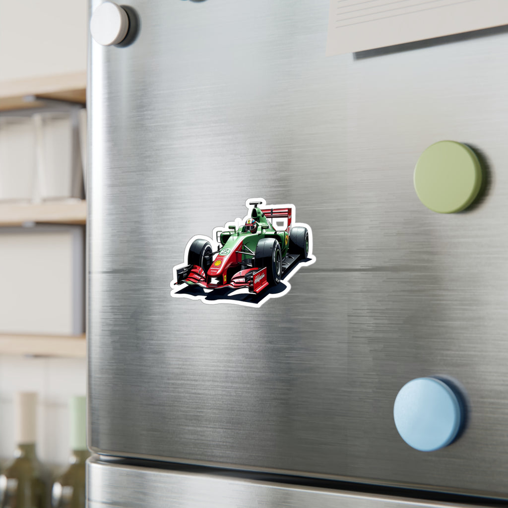 F1 Car #6 Vinyl Decal