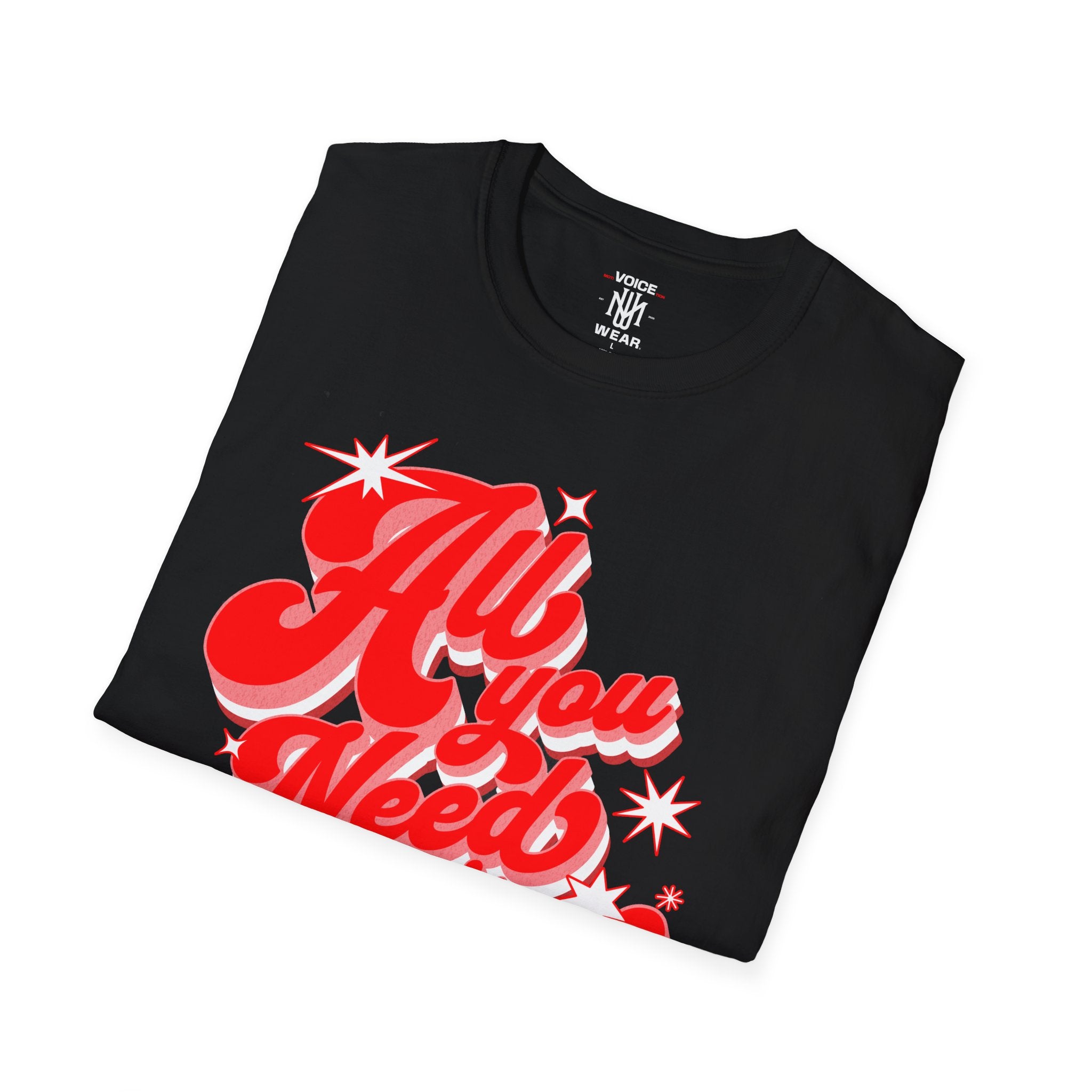"All You Need Is Love" - "moti-Voice-tion Wear" T-Shirt
