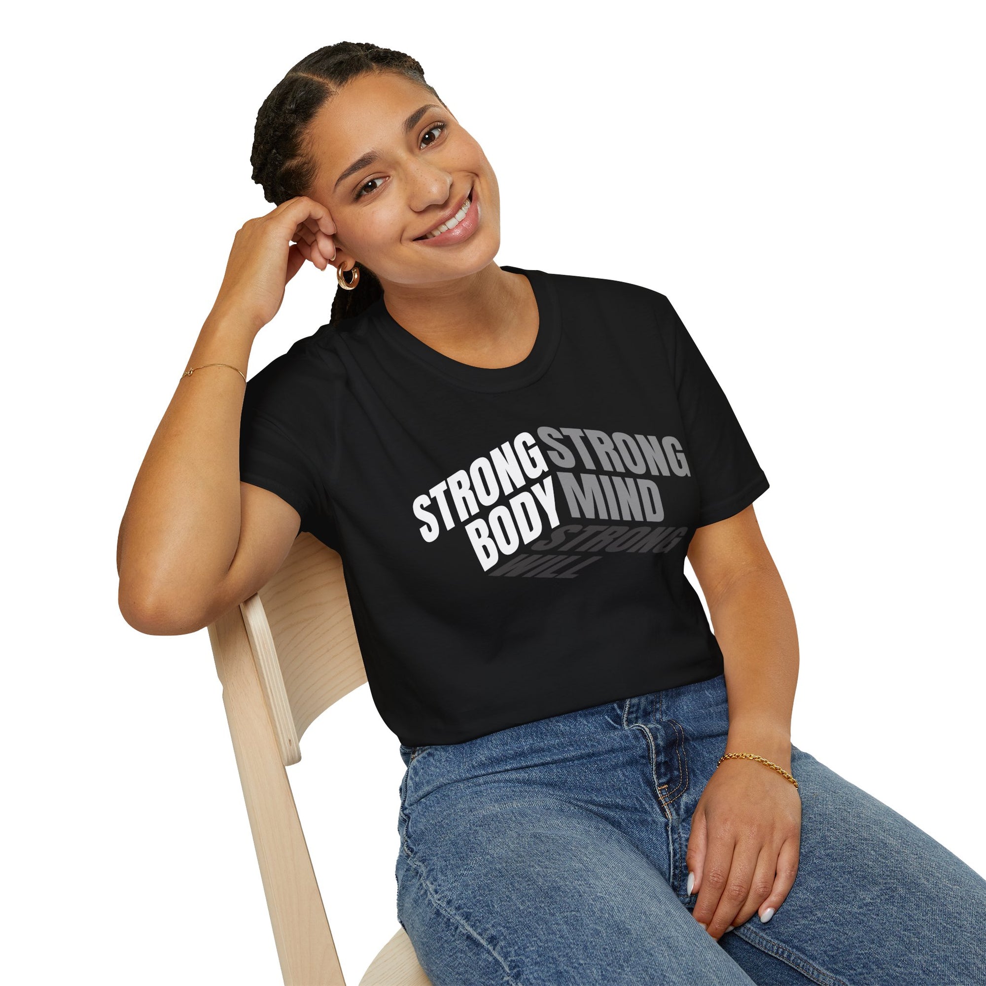 "Strong Body" - "moti-Voice-tion Wear" T-Shirt