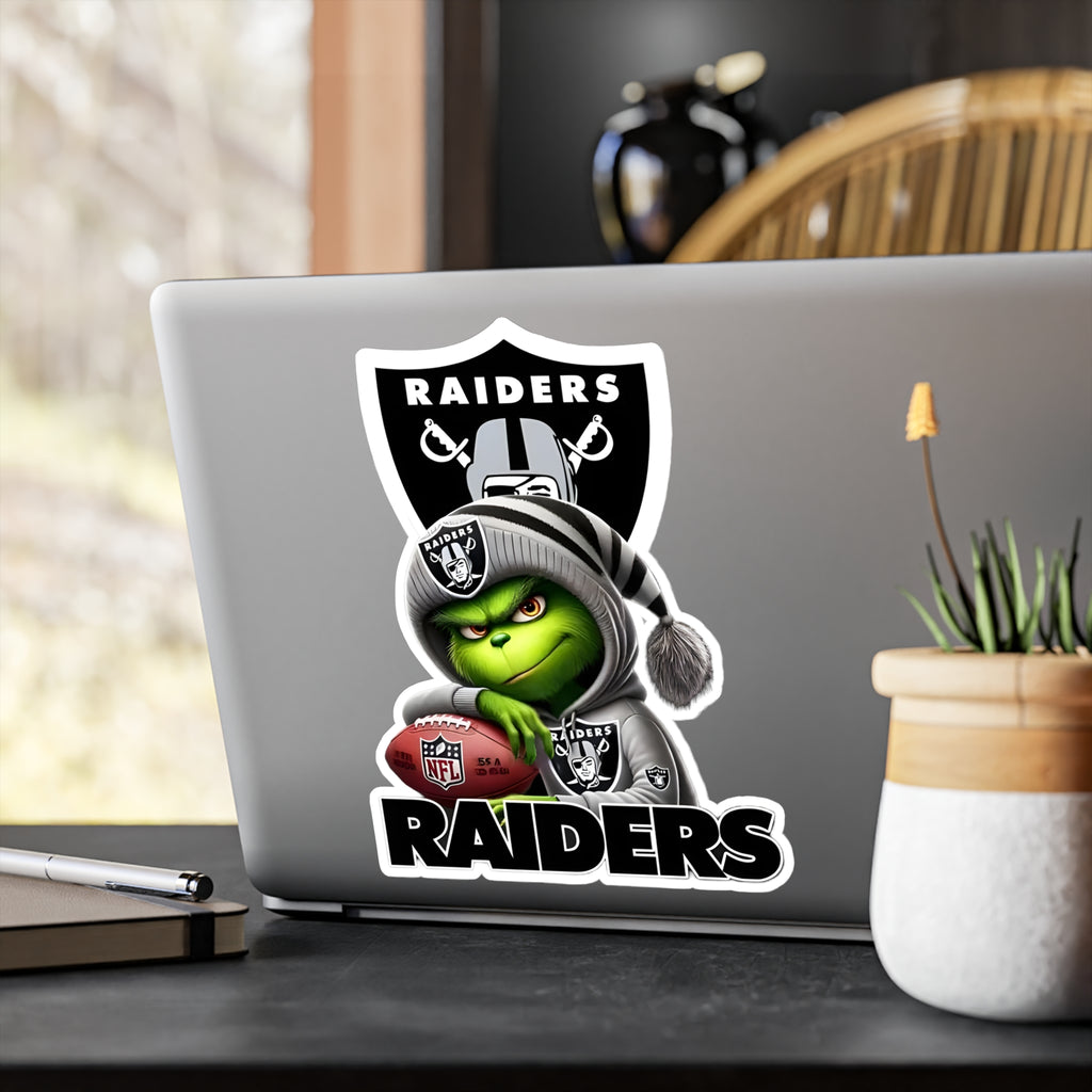 The Grinch - Raiders Vinyl Decal