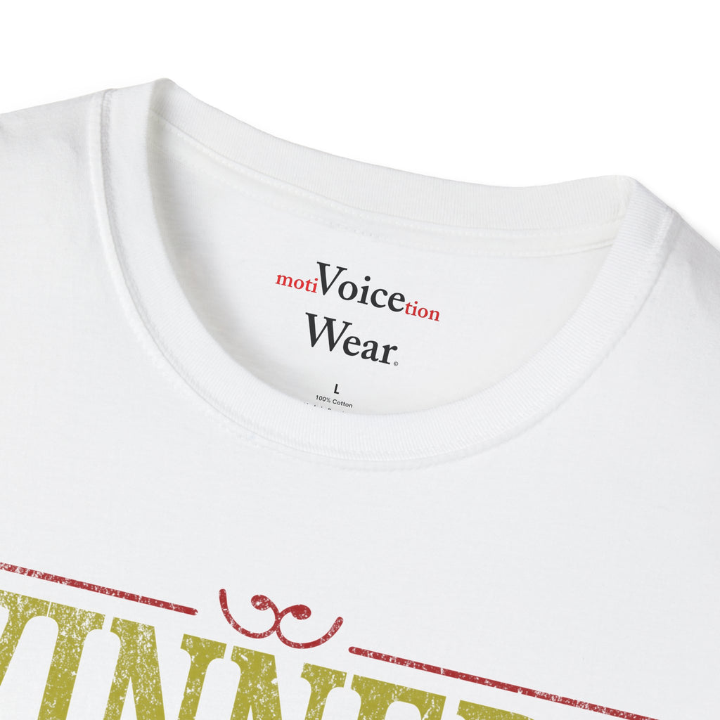 "Winners Never Quit" - "moti-Voice-tion Wear" T-Shirt